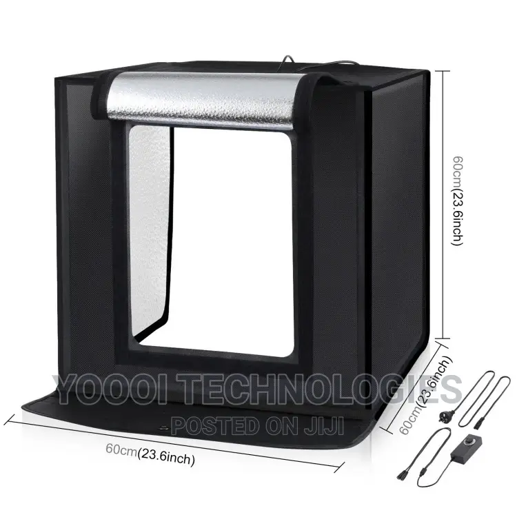 Puluz 60cm Photo Studio Light Box With 6 Backdrops