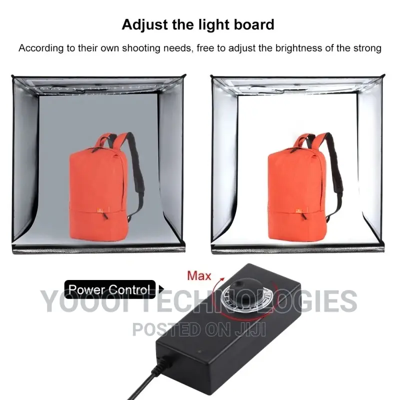 Puluz 60cm Photo Studio Light Box With 6 Backdrops