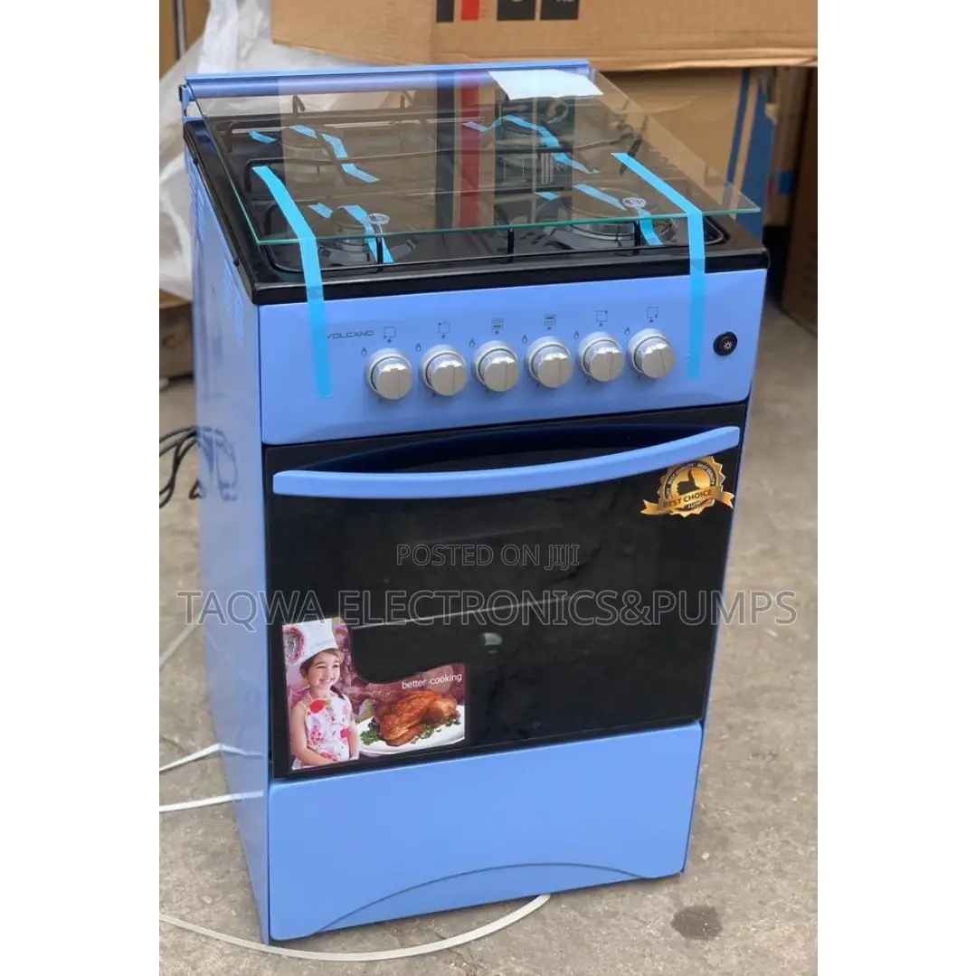 Valcano 4 Burner - Blue Color Gas Cooker