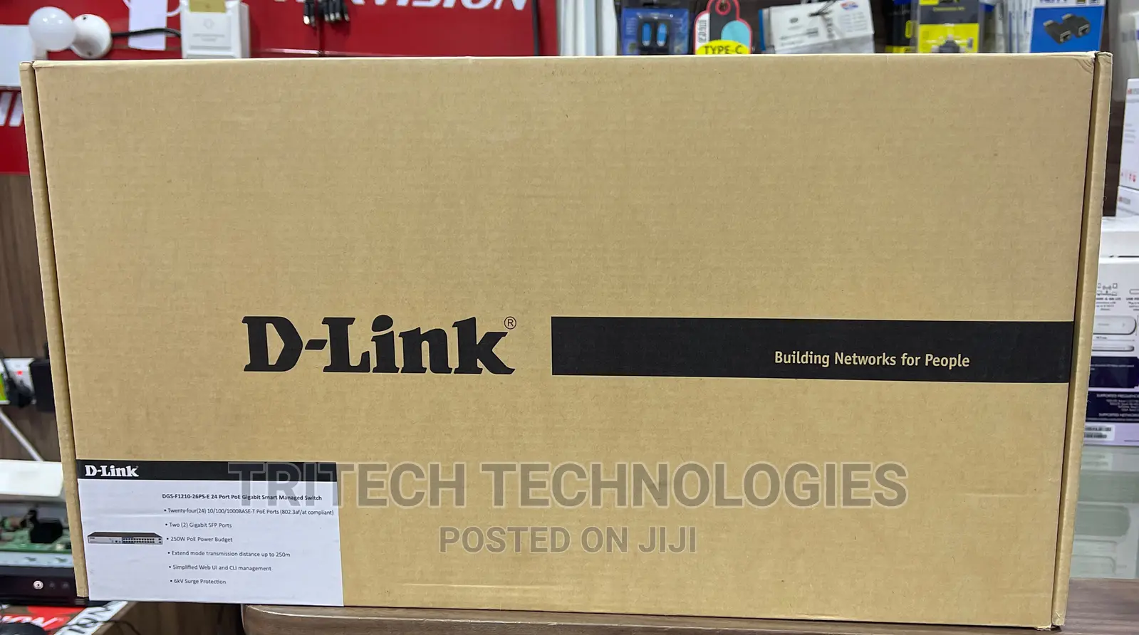 D-link 24port DGS-F1210-26PS-E Poe Smart Switch (Managed)