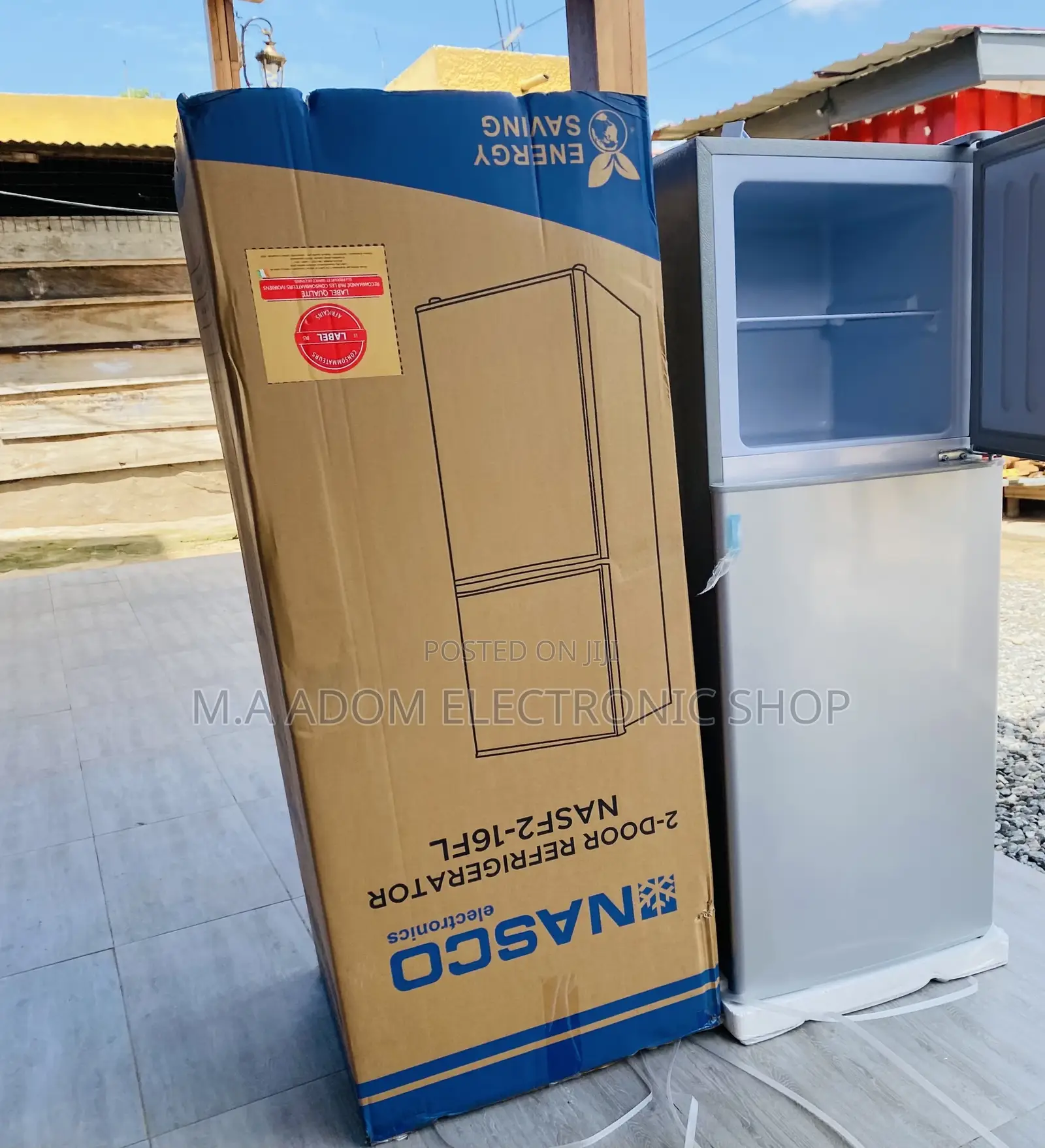 Purchase High Quality Nasco Nascof2-16fl Double Door Fridge.