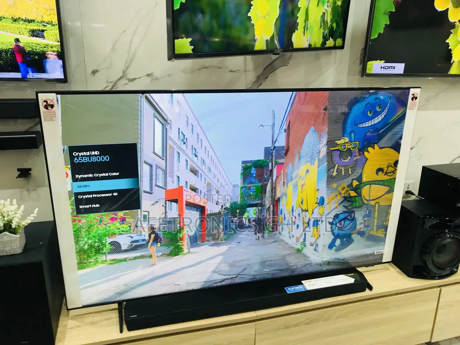 Quality BU80 Samsung UHD Crystal 65 Inches Glossy LED