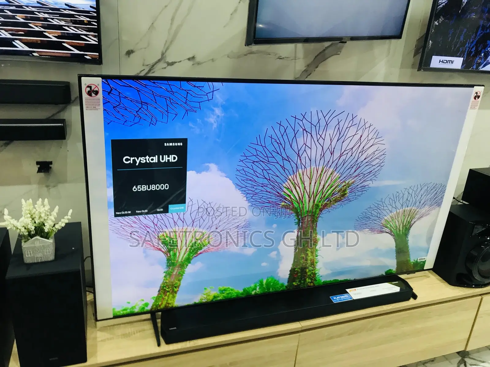 Crystal LED Samsung UHD Smart BU80 65 Inches Glossy Tv