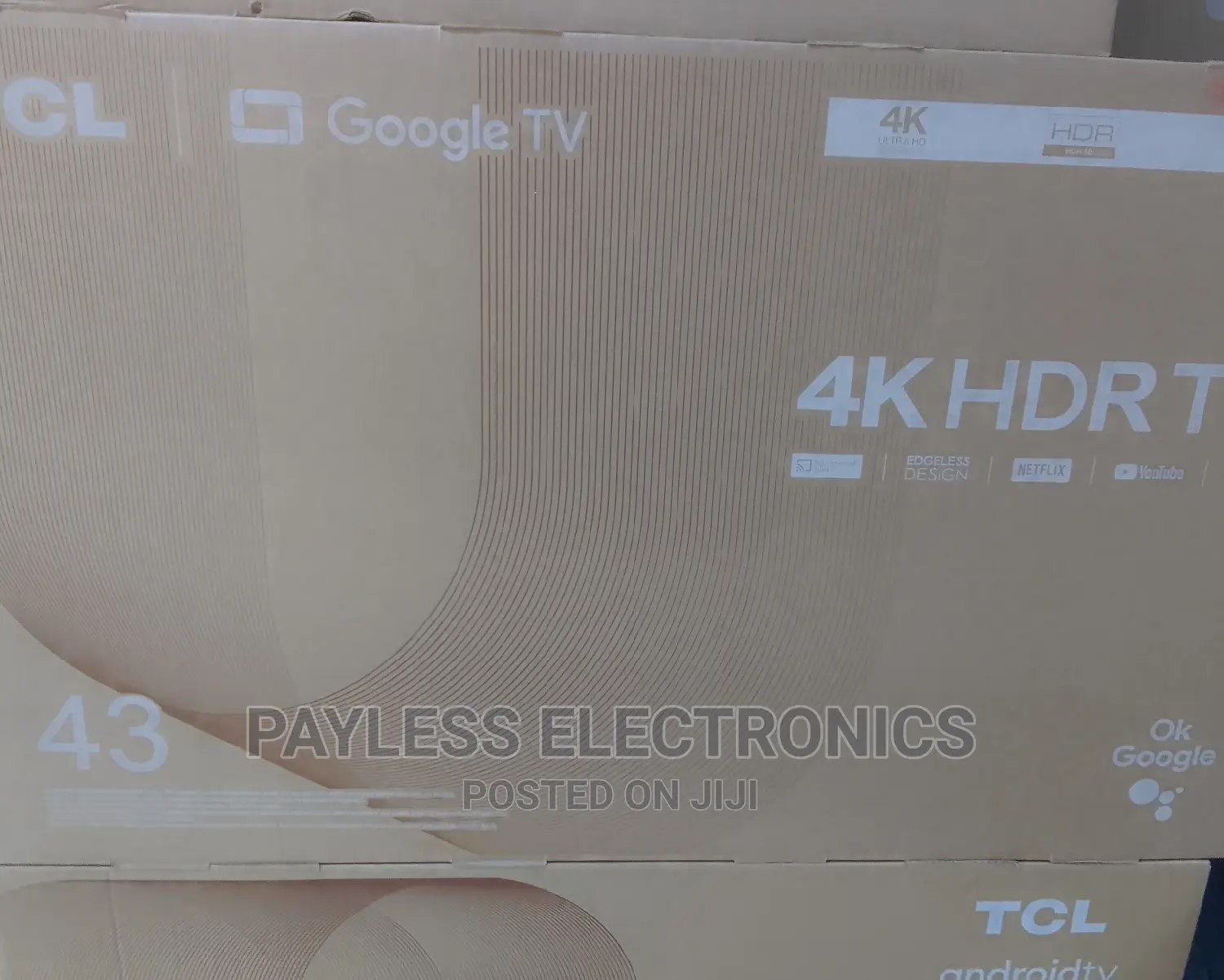 TCL Android Smart 43 Inches Television