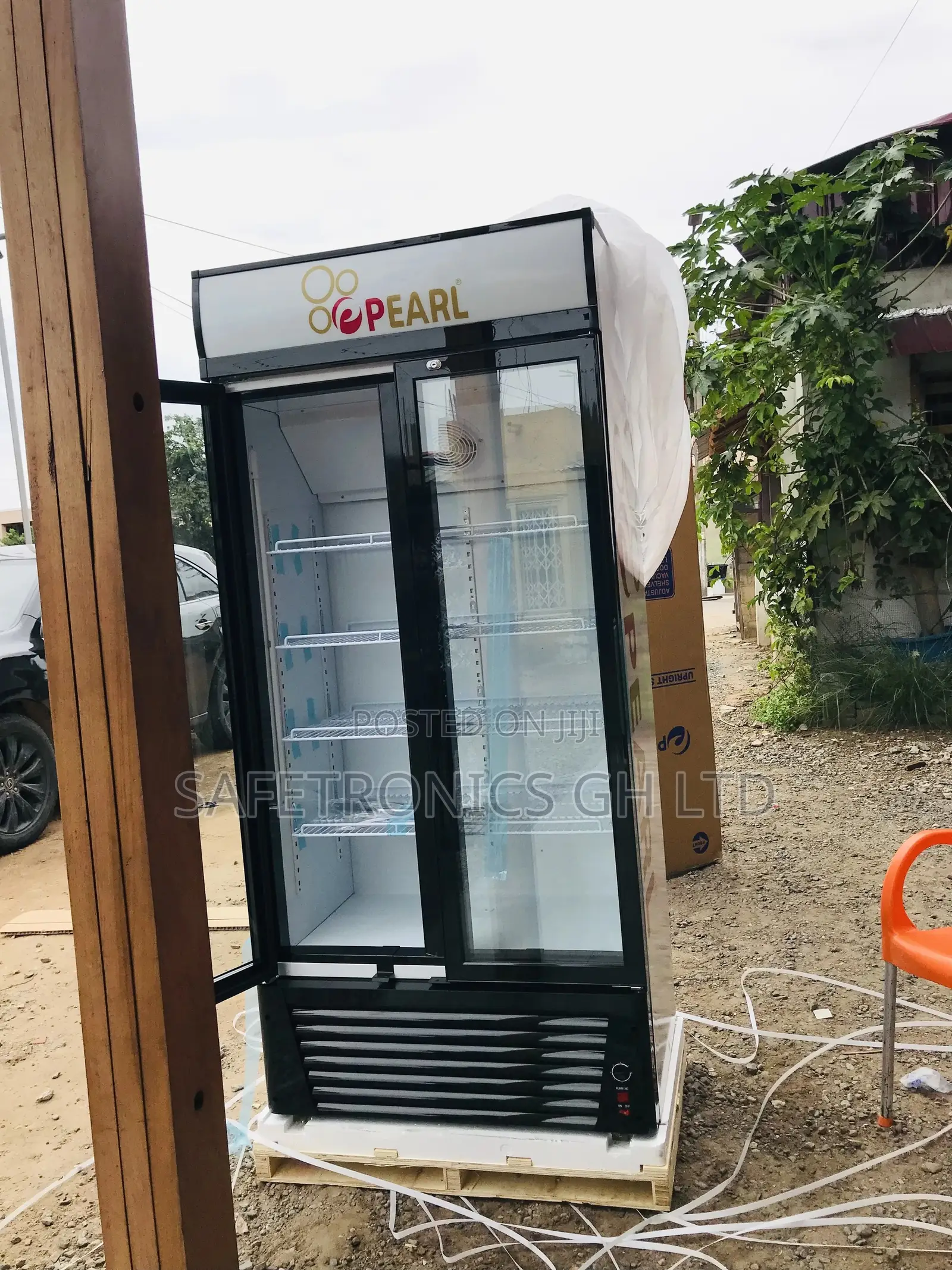 Pearl PVC-622 Glass Door Display Doubledoor Fridge