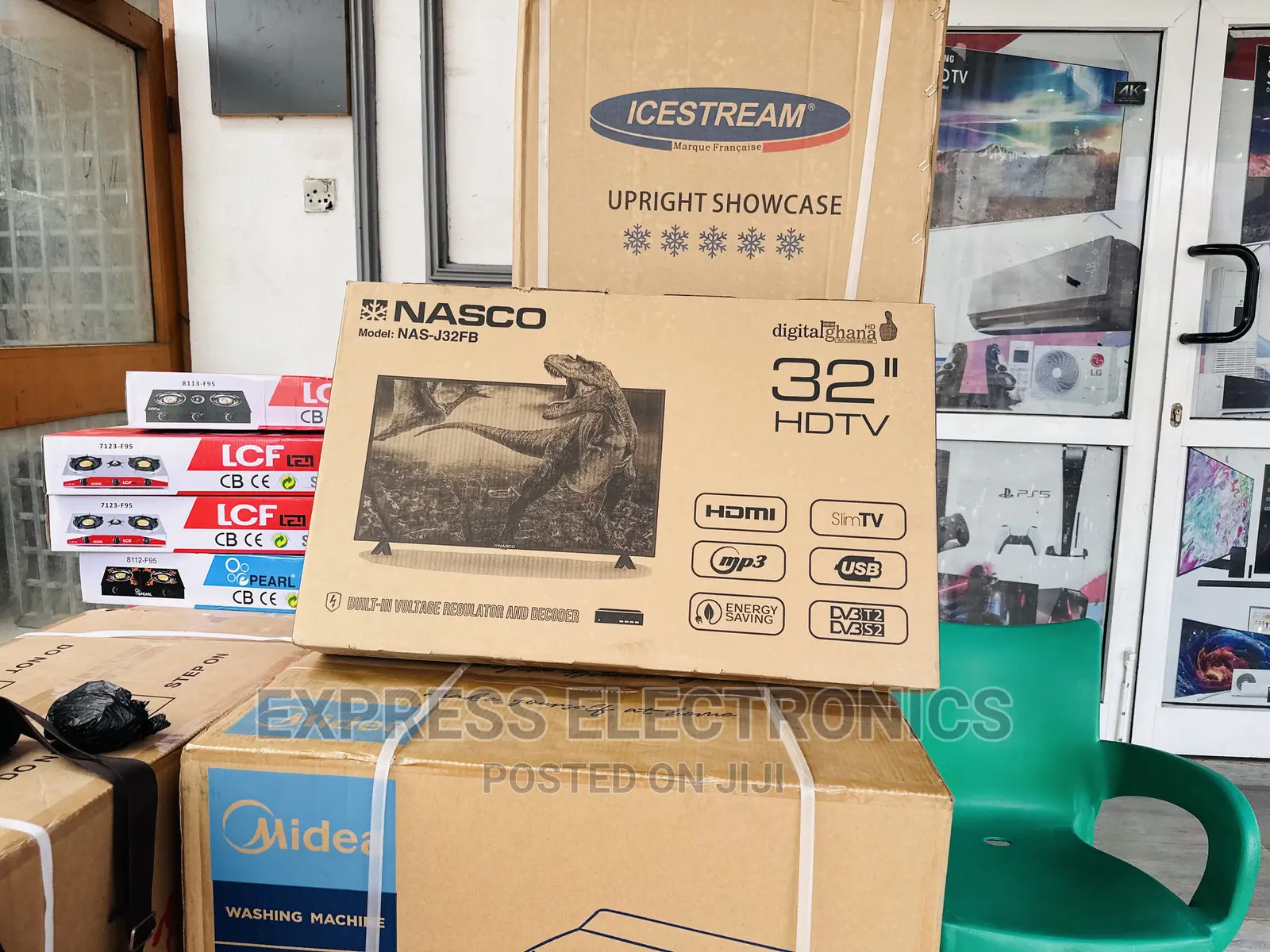 Nasco 32”Satellite Digital Slim Sleek Tv