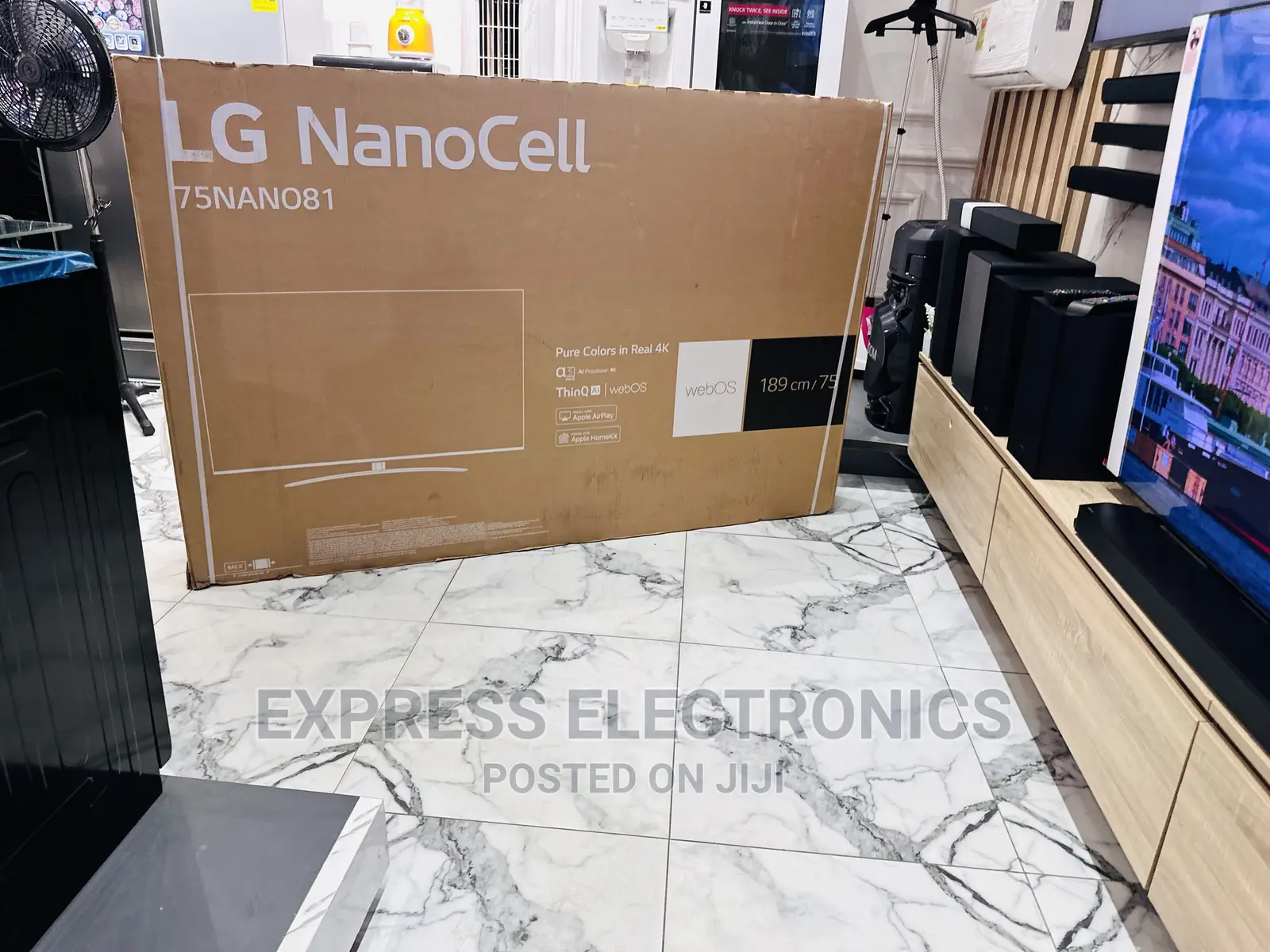 100%Pure Nanocell Technology LG UHD 75”Nano81