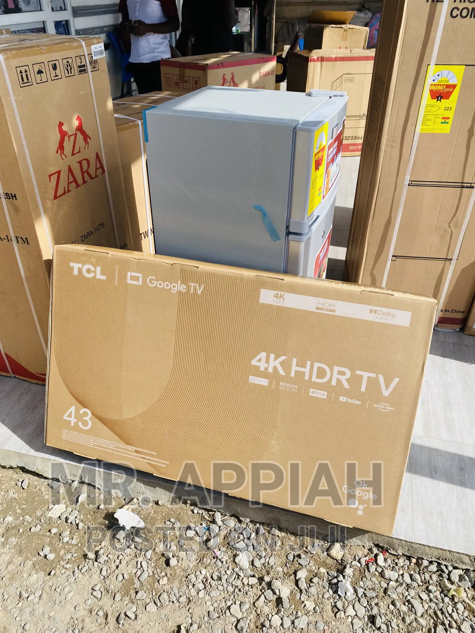 Classic TCL 43p635 43 Inch UHD Google Tv(Black).