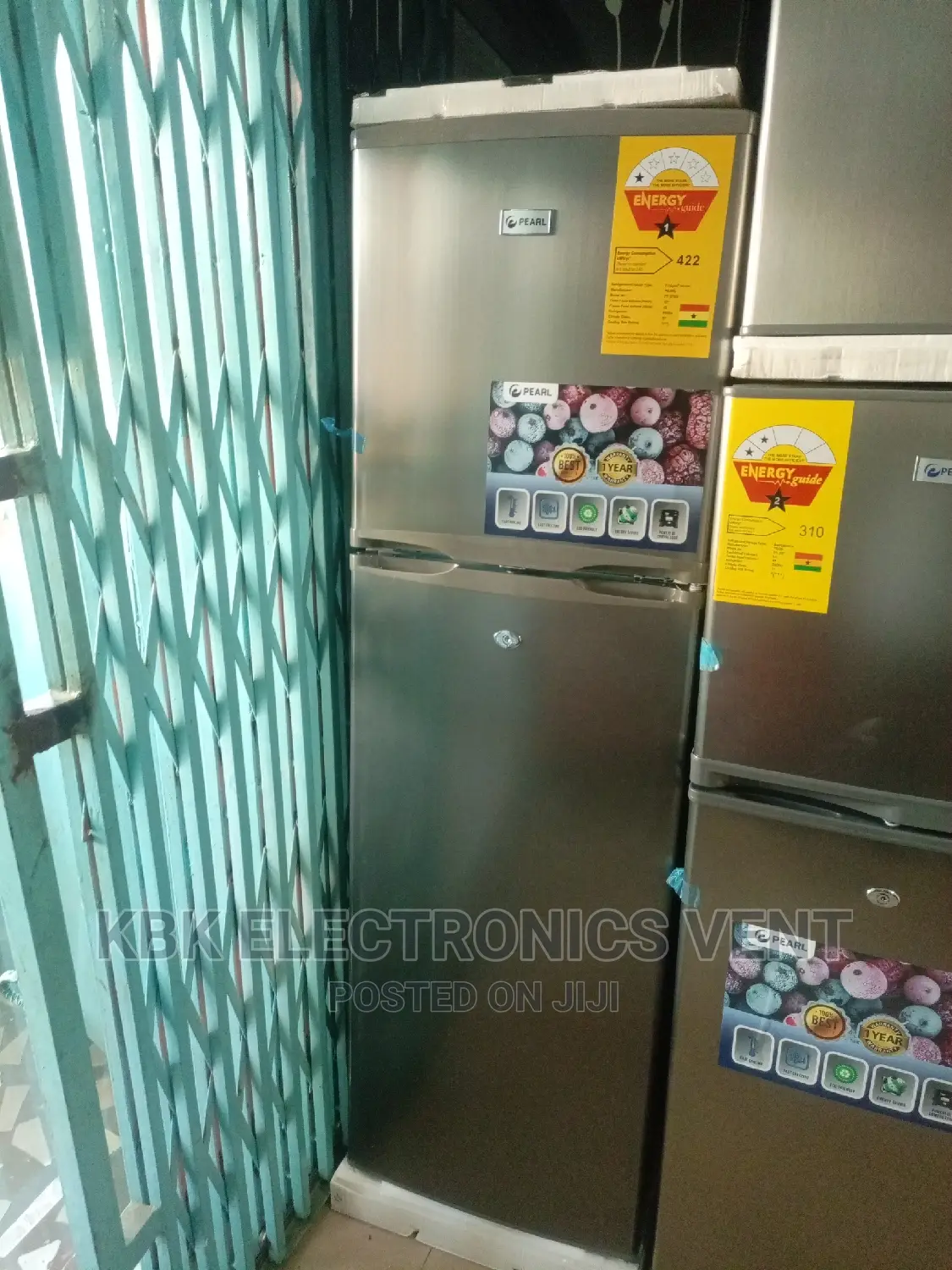 Pearl Fridge Pf270ix(166ltr) Double Door Fridge
