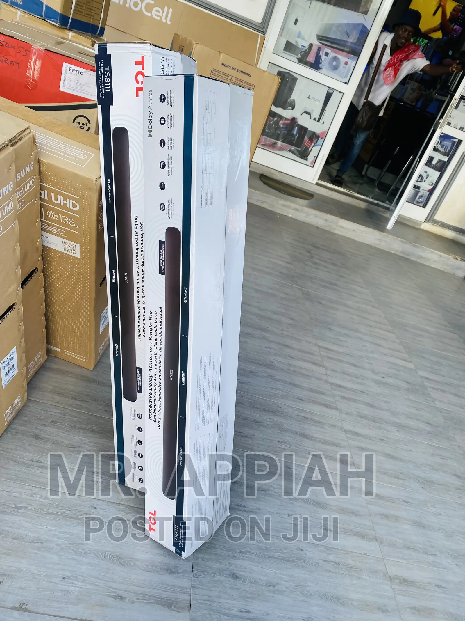 Basic Black TCL 2.1ch TS8111Bluetooth Soundbar System,Black