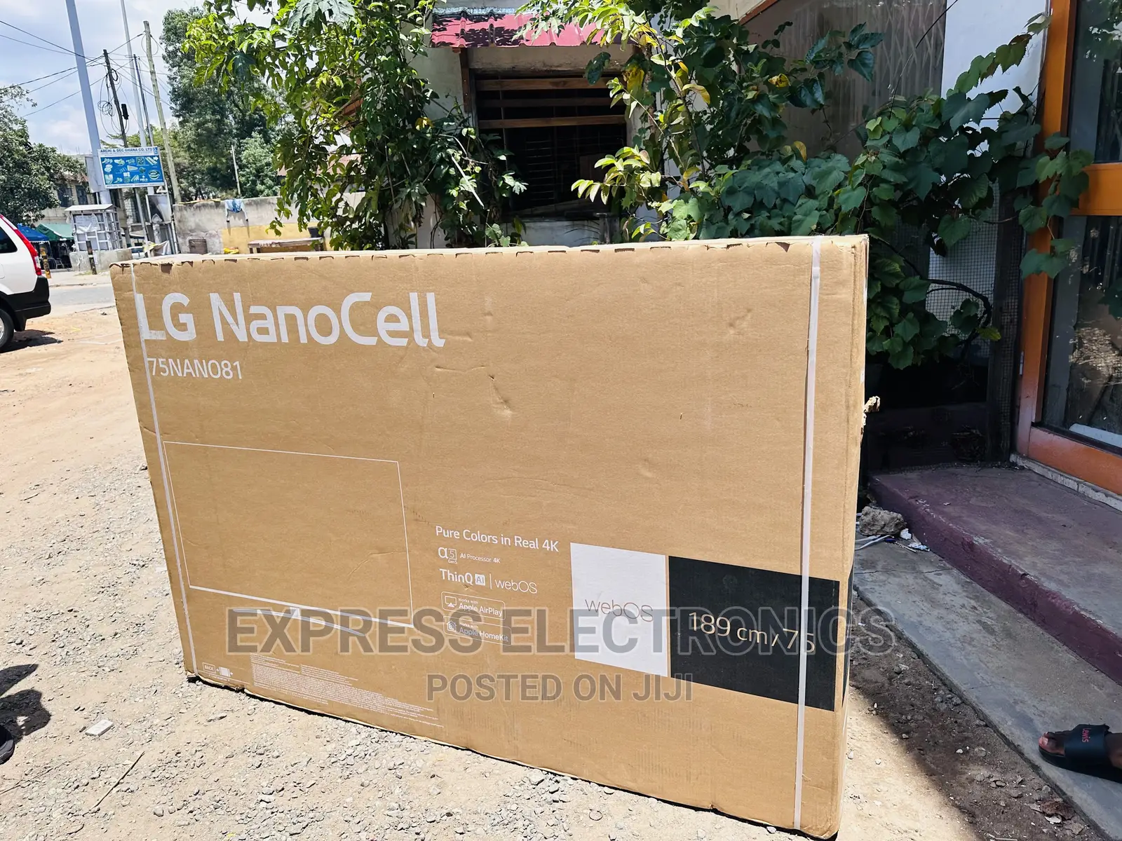 Edgeless Design Slim UHD Smart 75”Nano81 Lg Tv