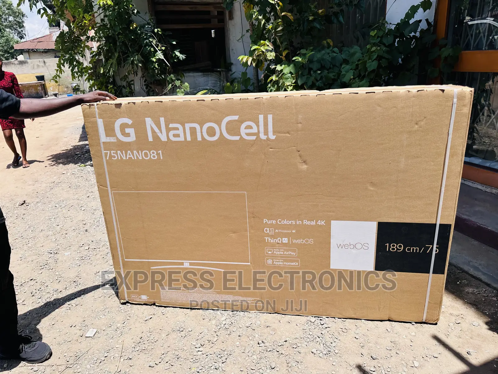 Edgeless Design Slim UHD Smart 75”Nano81 Lg Tv