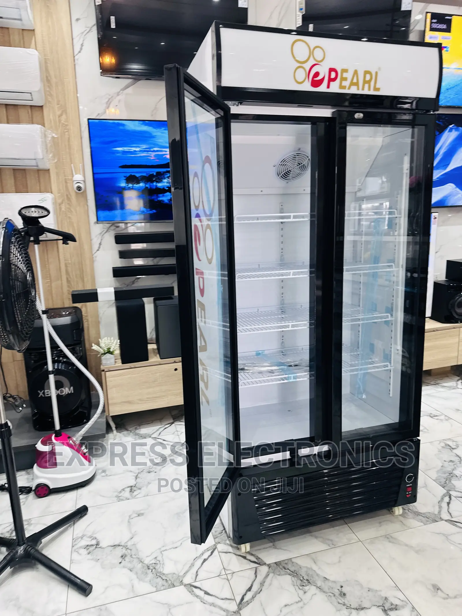 Eco Friendly Sleek Pearl Display Fridge PVC 622-2b.