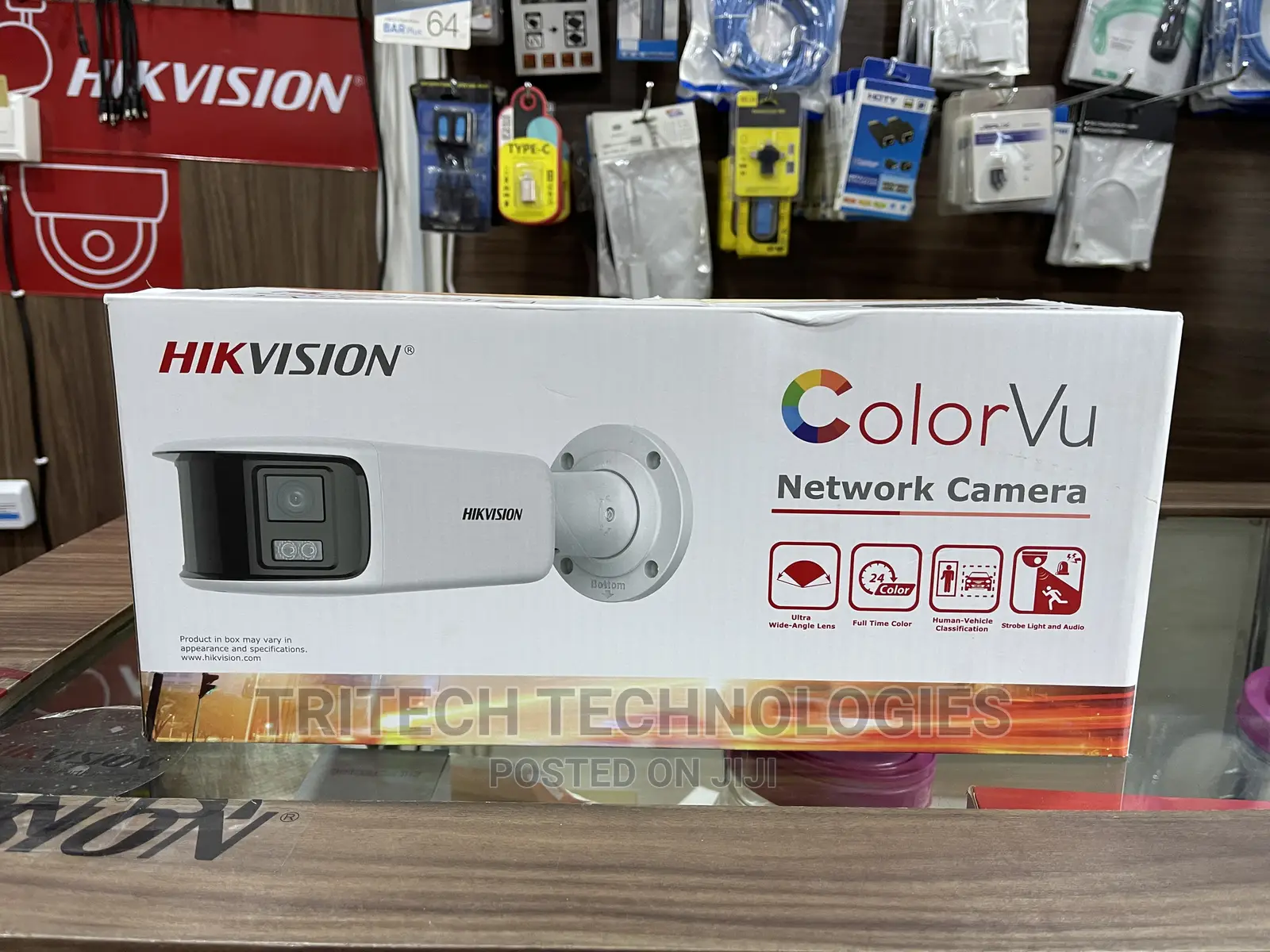 Hikvision 4mp Panoramic Color-Vu Fixed Outdoor Ip Camera