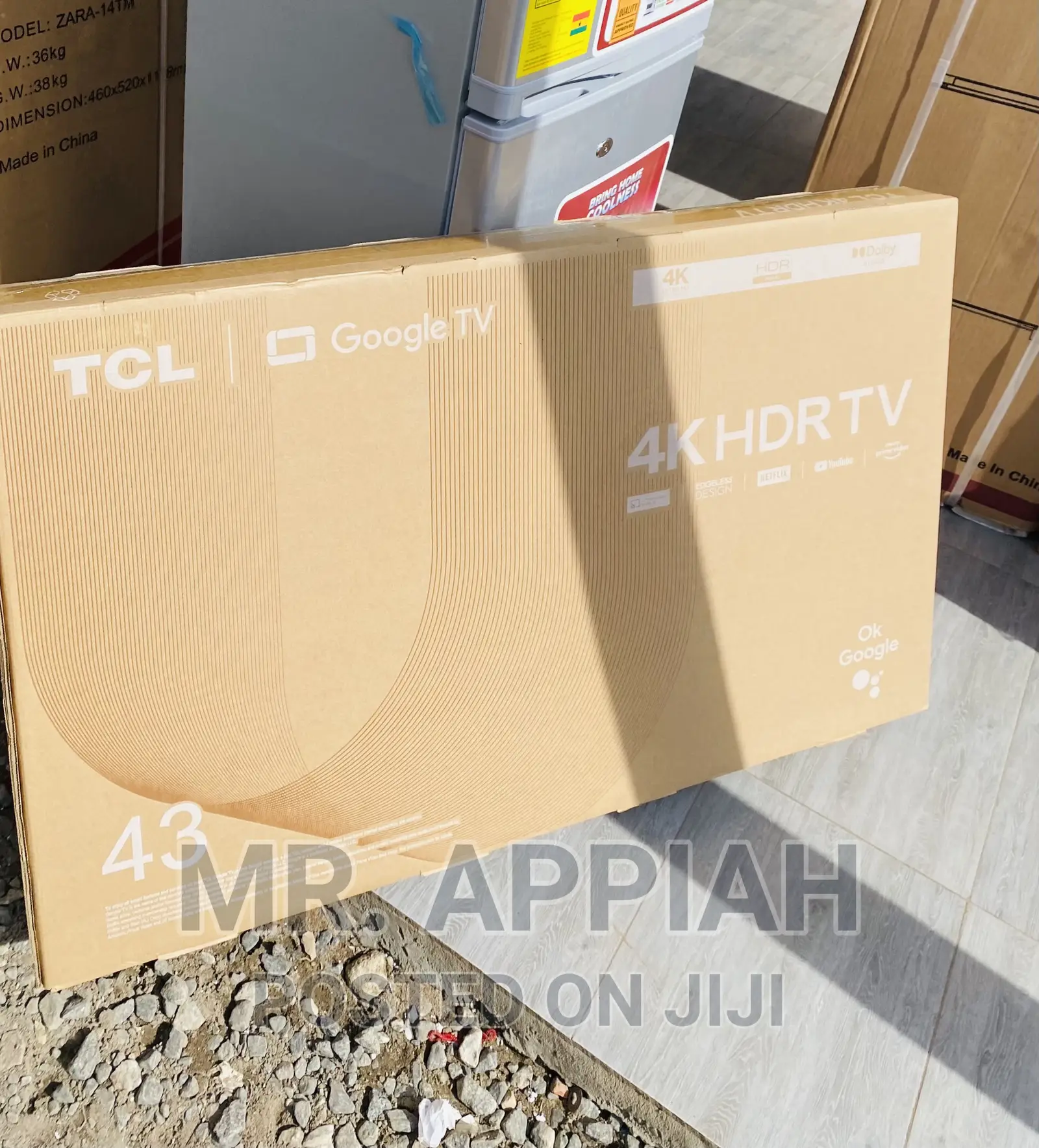 Brand New TCL 43p635 43 Inch Uhd Google Tv(Black)