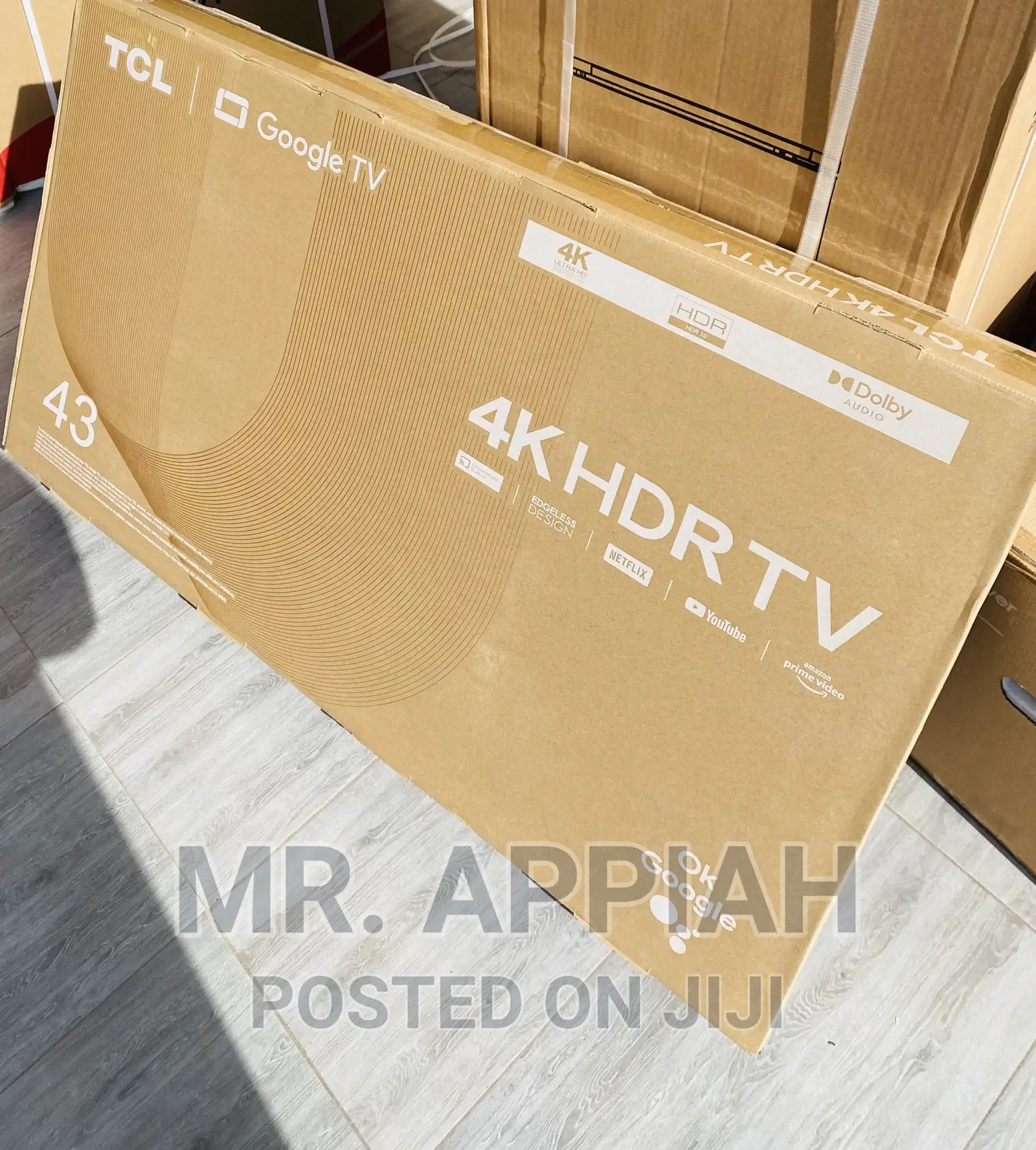 Purchase Authentic TCL 43p635 43” Uhd Google Tv,Black