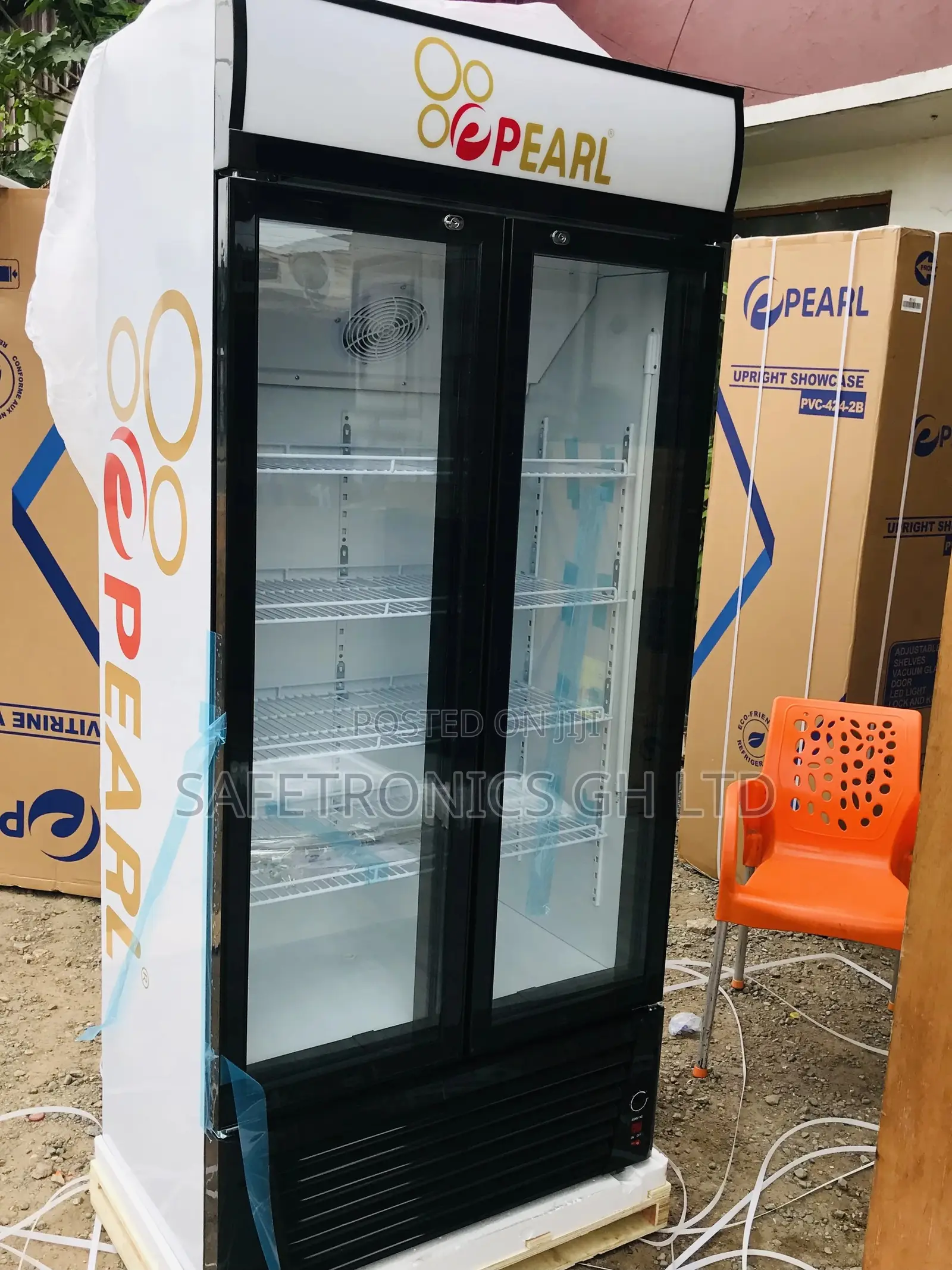 Friendly Display  Pearl PVC-622-2B Doubledoor Fridge
