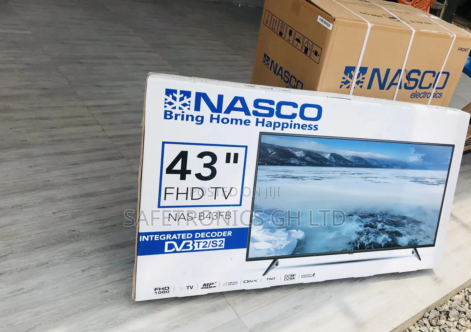 43 Inches Glossy LED Digital Satellite Nasco  Tv