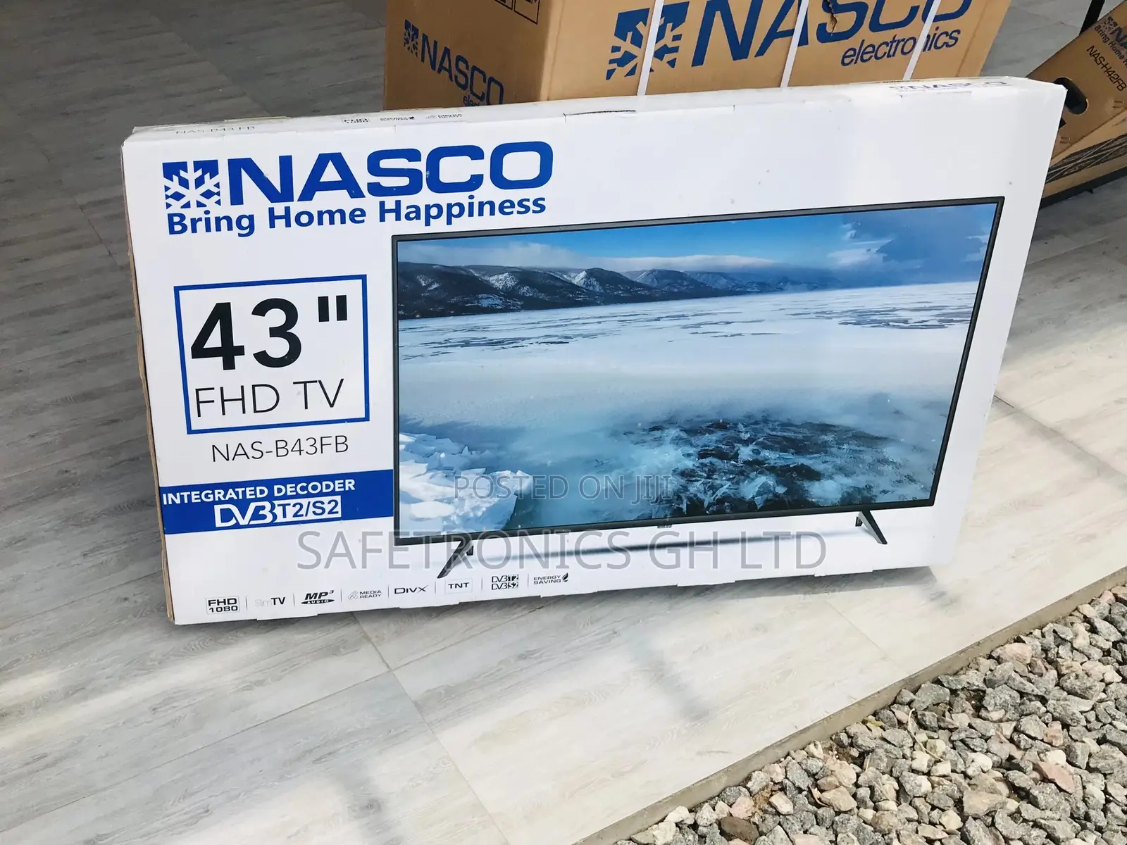 43 Inches Glossy LED Digital Satellite Nasco  Tv