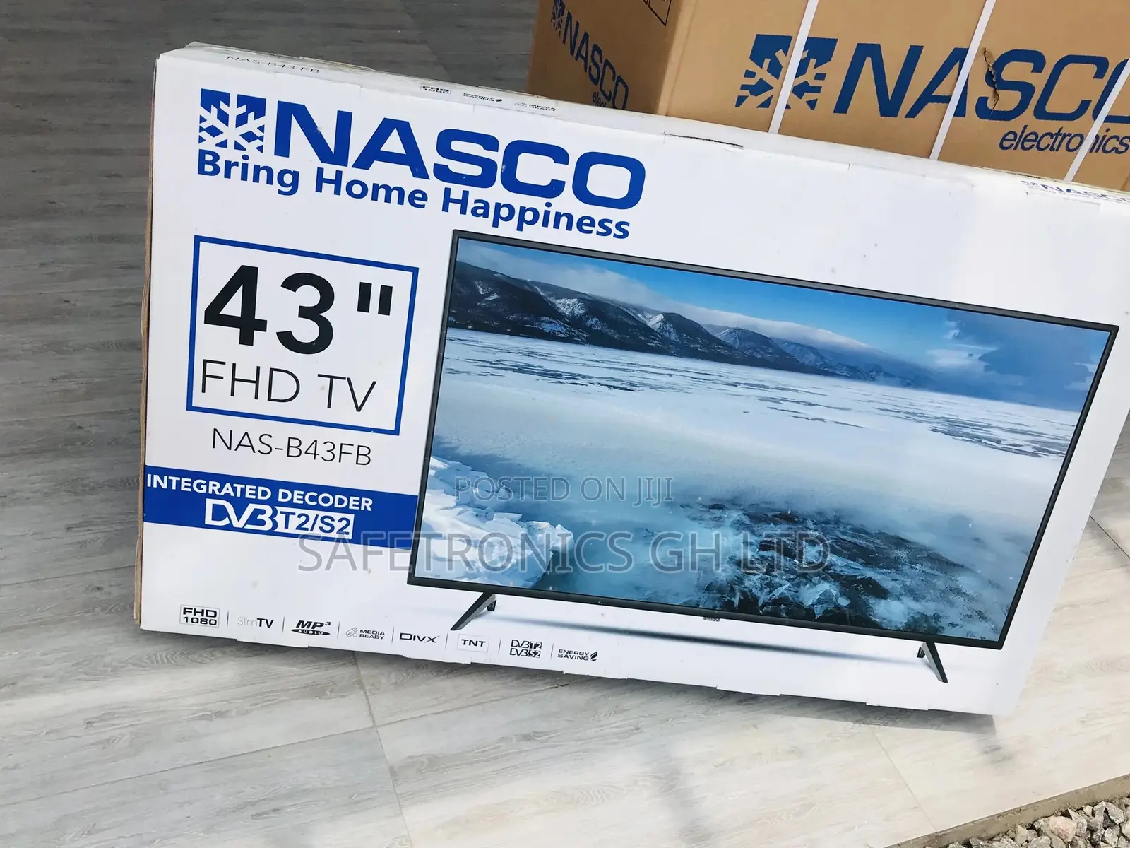  Glossy 43 Inches LED Digital Satellite FHD Nasco Tv