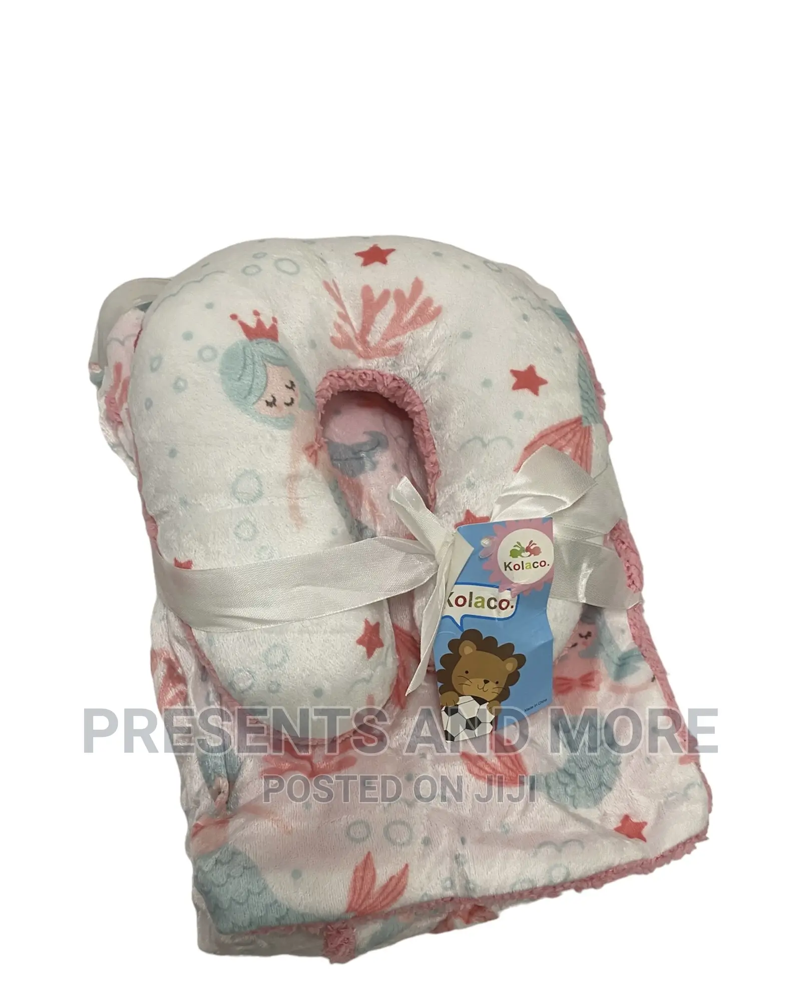 Customized Baby Blanket and Travel Pillow Set