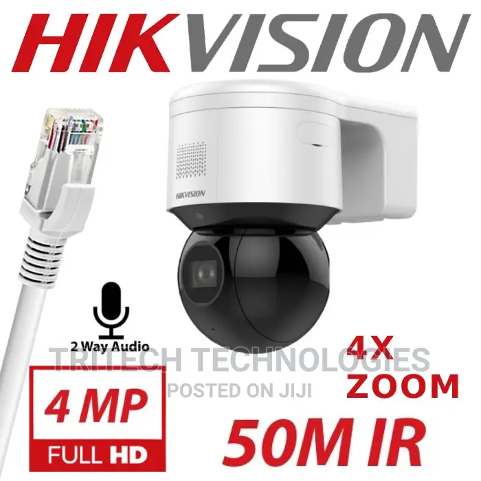 Hikvision Mini PTZ Speed Dome 4mp Ds-2de3a404iw-De/W