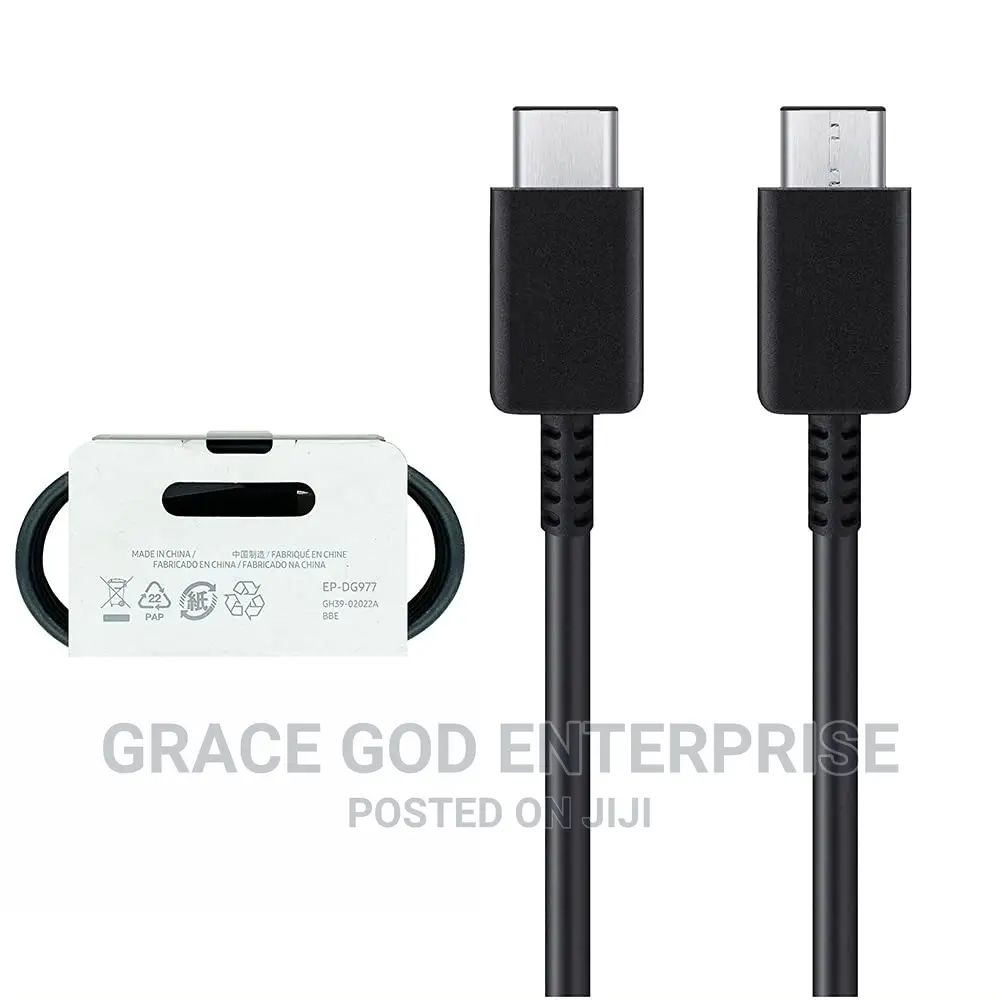 Original Samsung Fast Type C- C Cable 5A