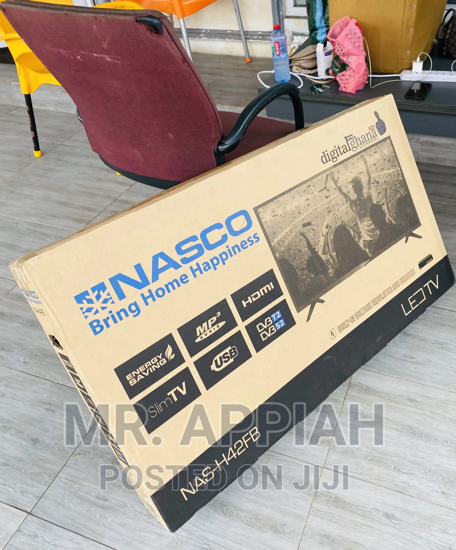 Shop Quality Nasco 42 Inch Basic Black Digital Satelite Tv.