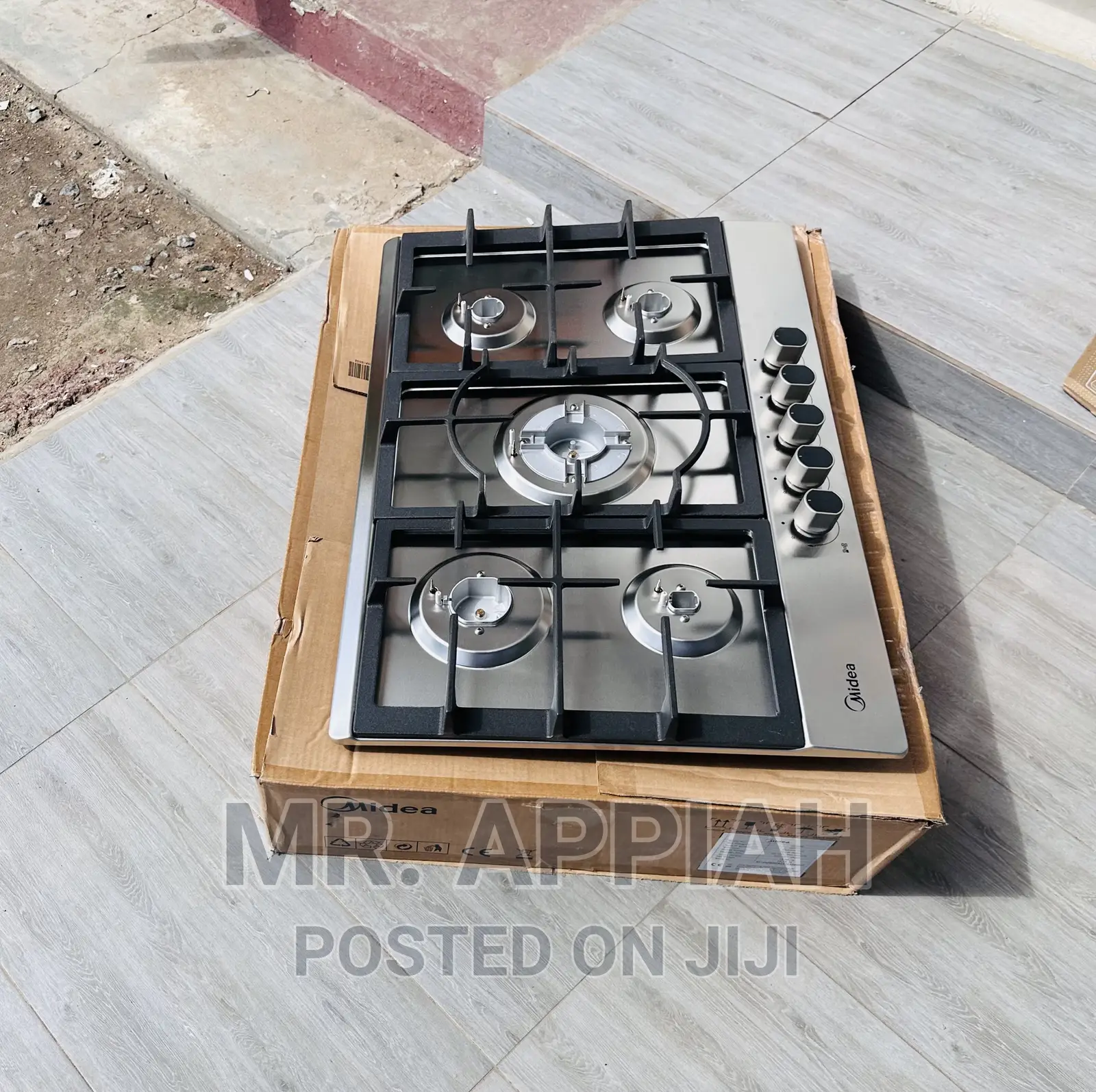 Shop Authentic Midea 5 Gas Built-in Cooker(90G50ME)Gray.