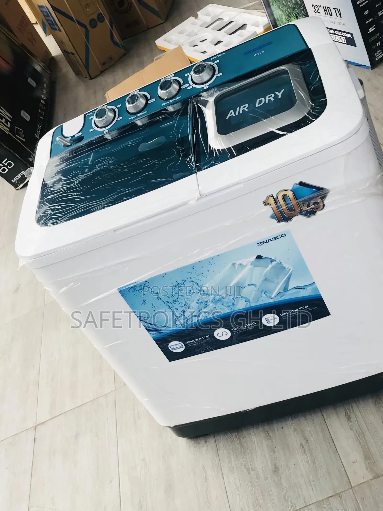 Semiautomatic Topload 10kg Nasco Washingmachine 