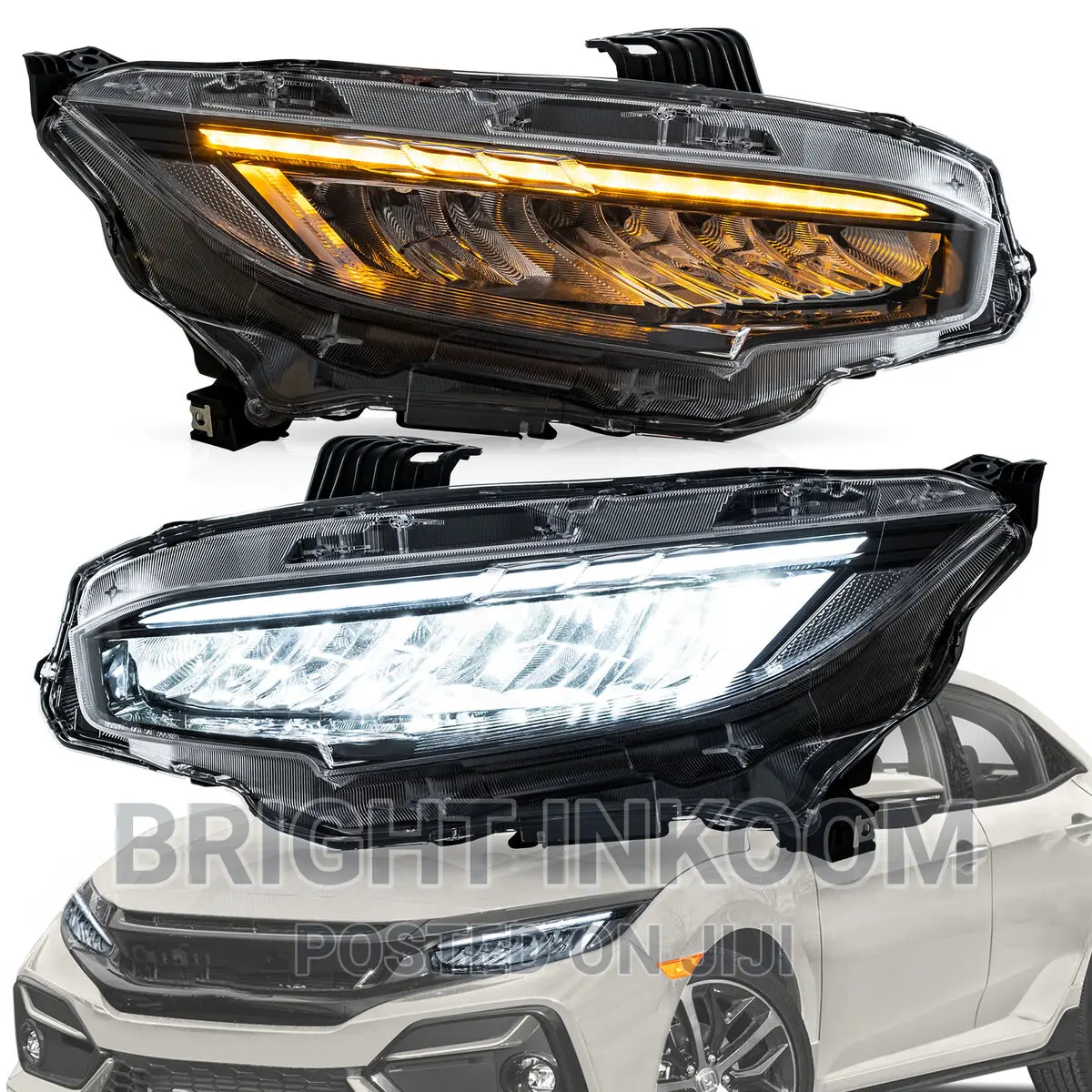 Honda Civic 2017 2018 2019 2020 Headlights