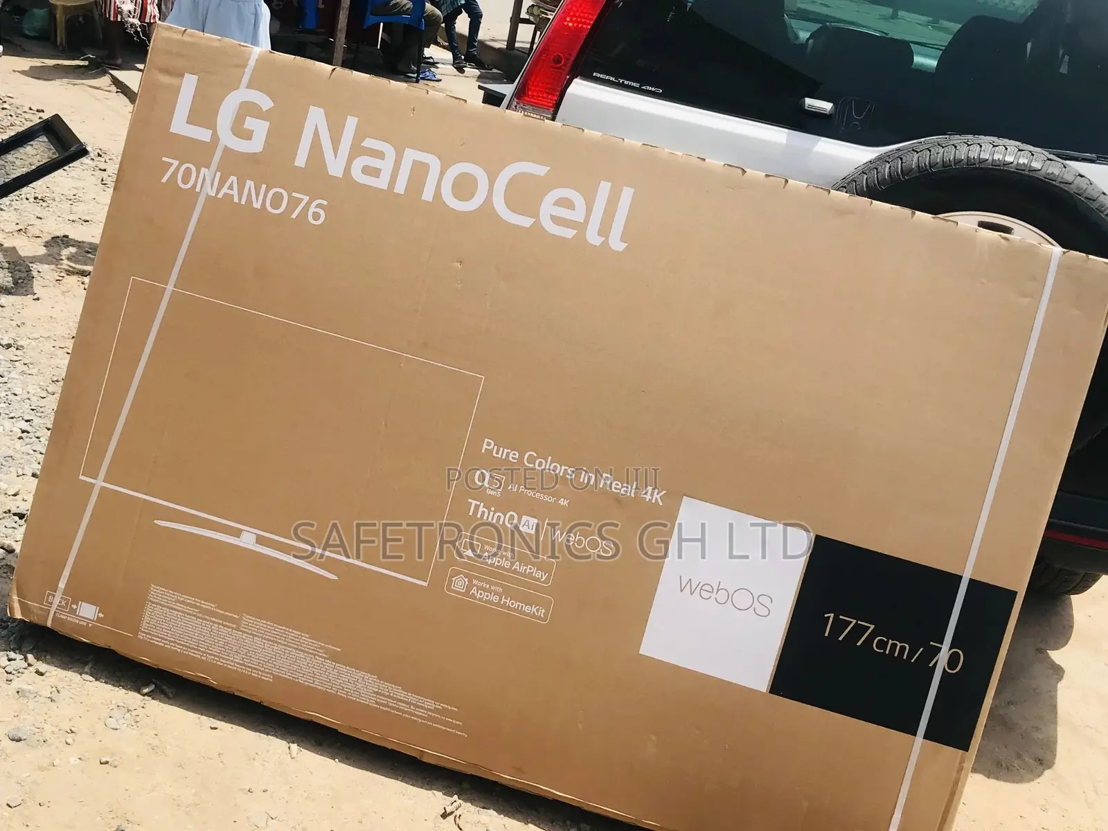Glossy LED LG Smart 70 Inches Nano76 Nanocell Crystal Tv