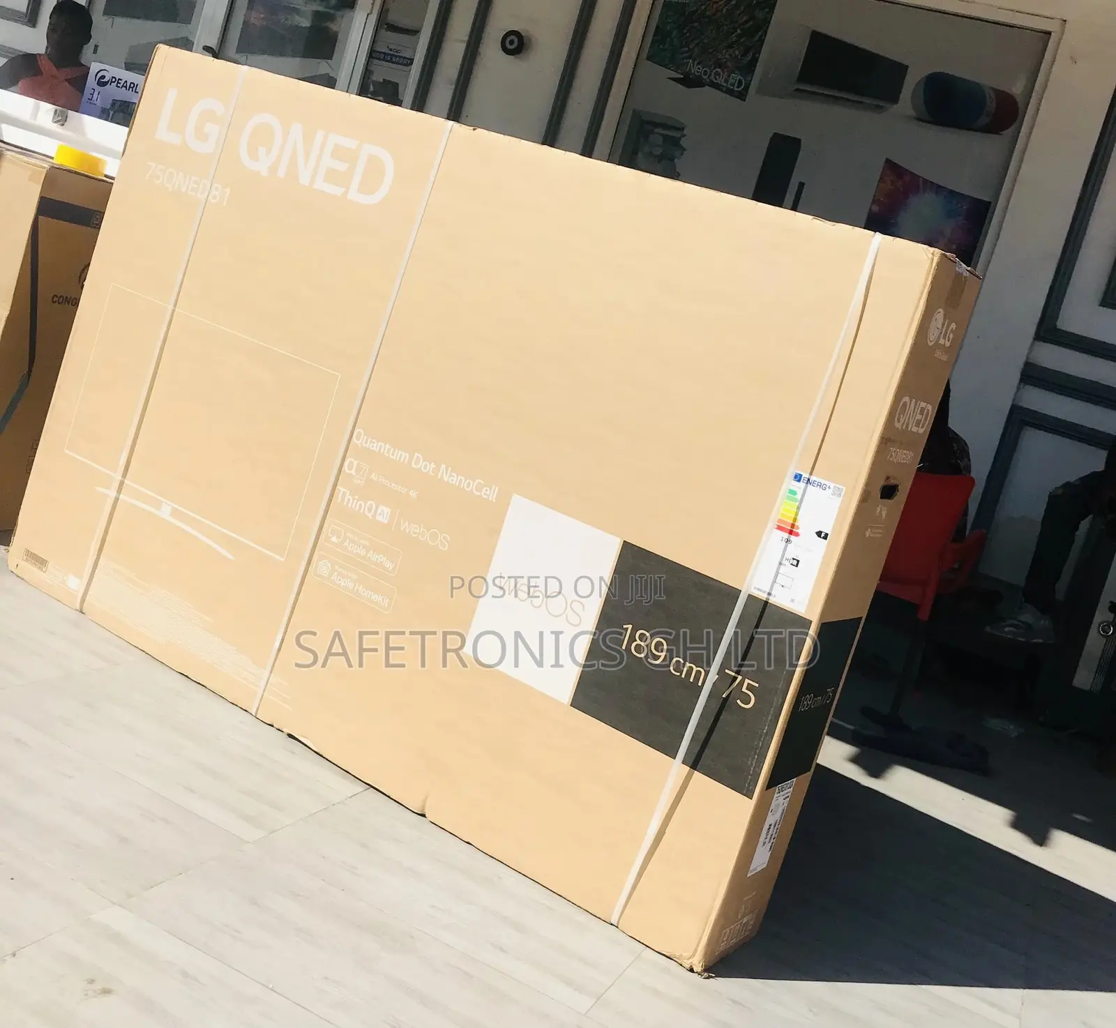LG 75 Inches Glossy QLED QNED813 Smart UHD Crystal Tv 