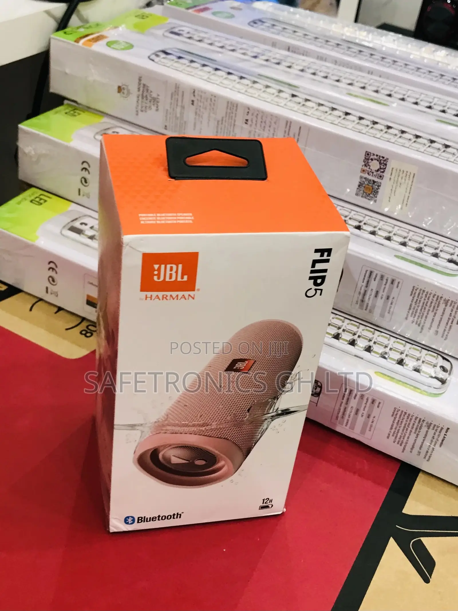 JBL Electric Pink Wireless Speaker Bluetooth Flip 5 