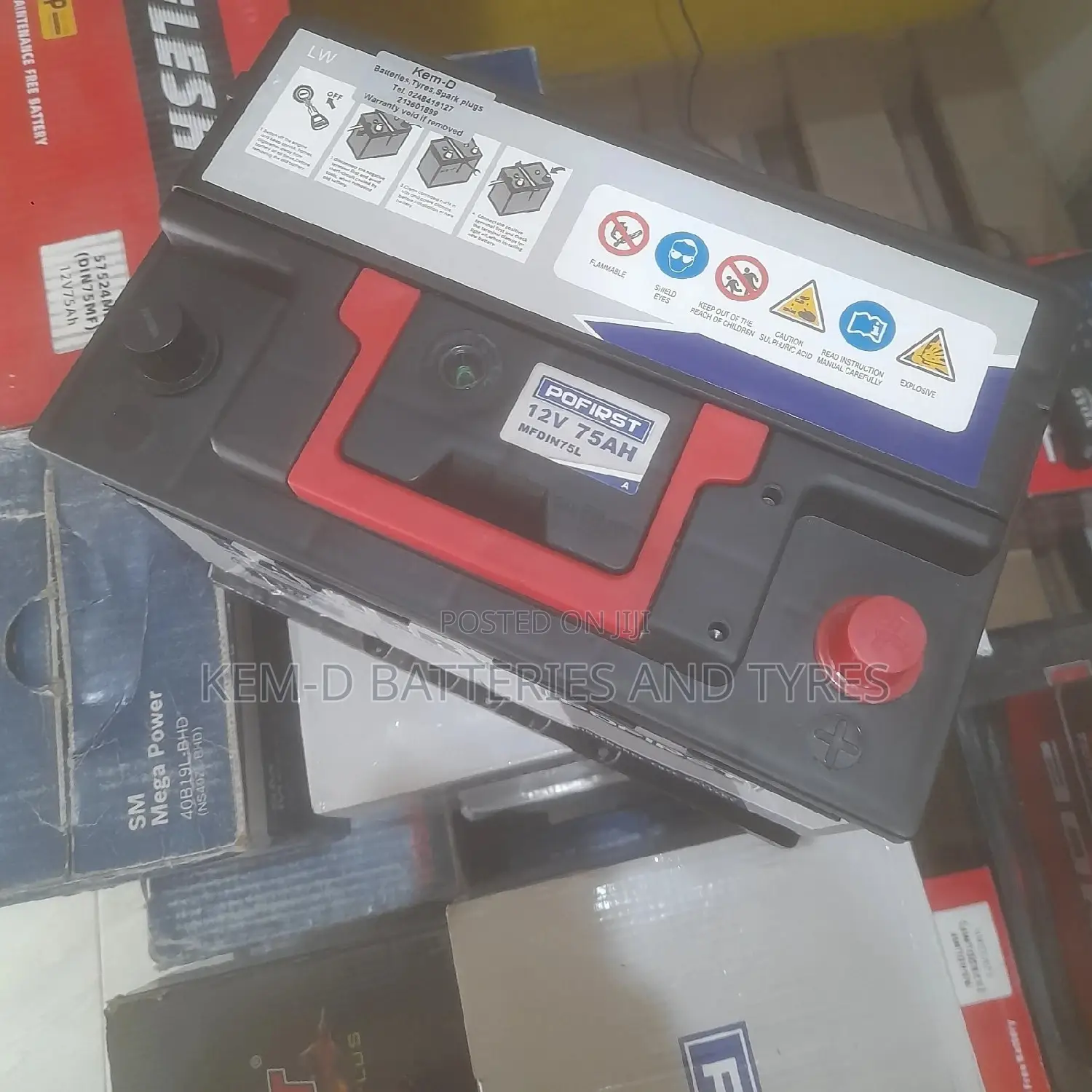 Free Delivery Battery - 15 Plates