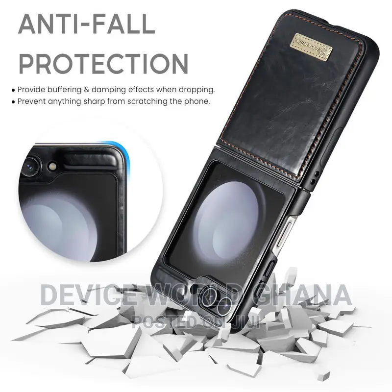 Caseme Leather Case for Samsung Z Flip 5