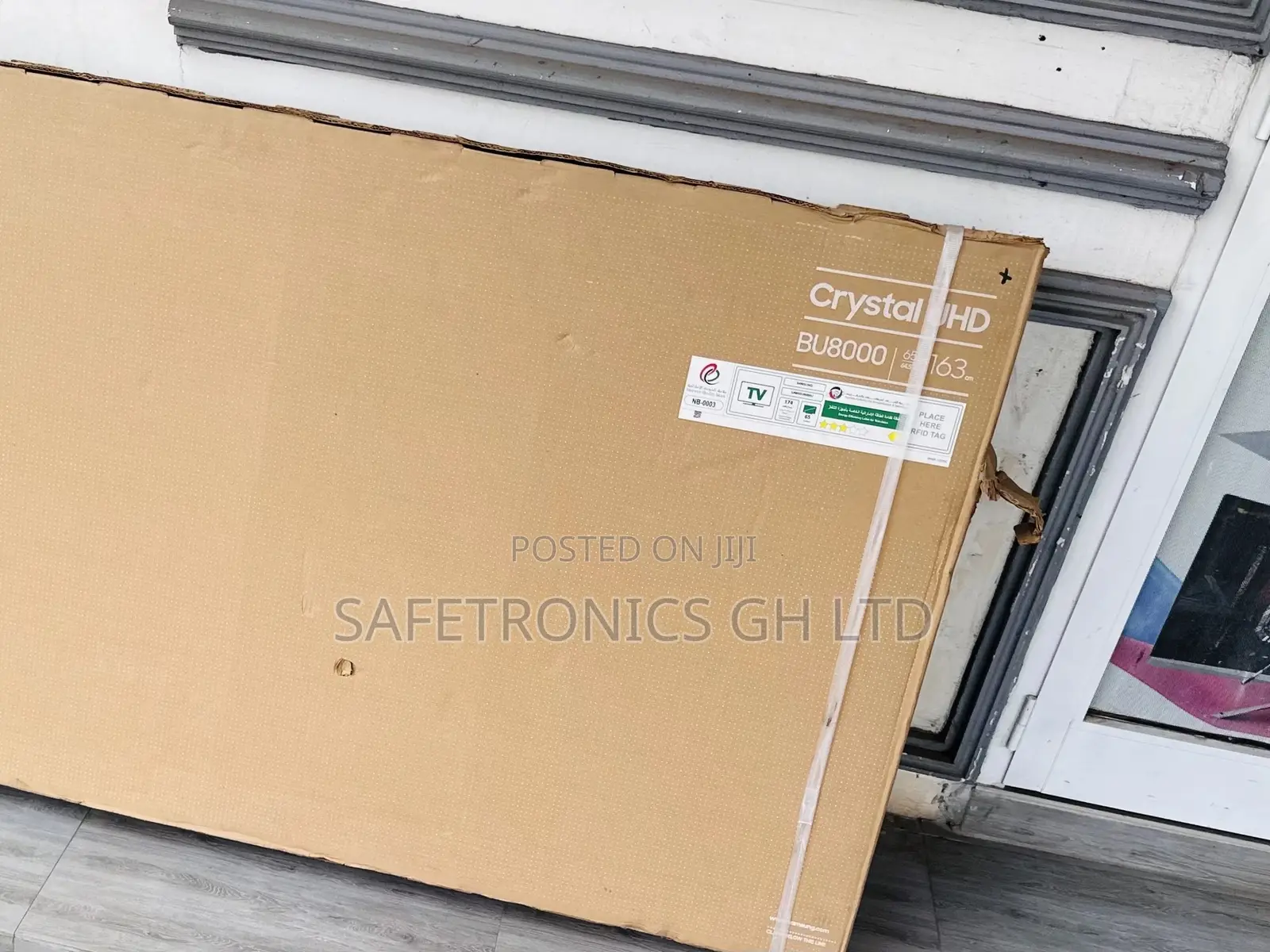 Real Glossy Samsung BU80 Black UHD 65 Inches LED Smart Tv