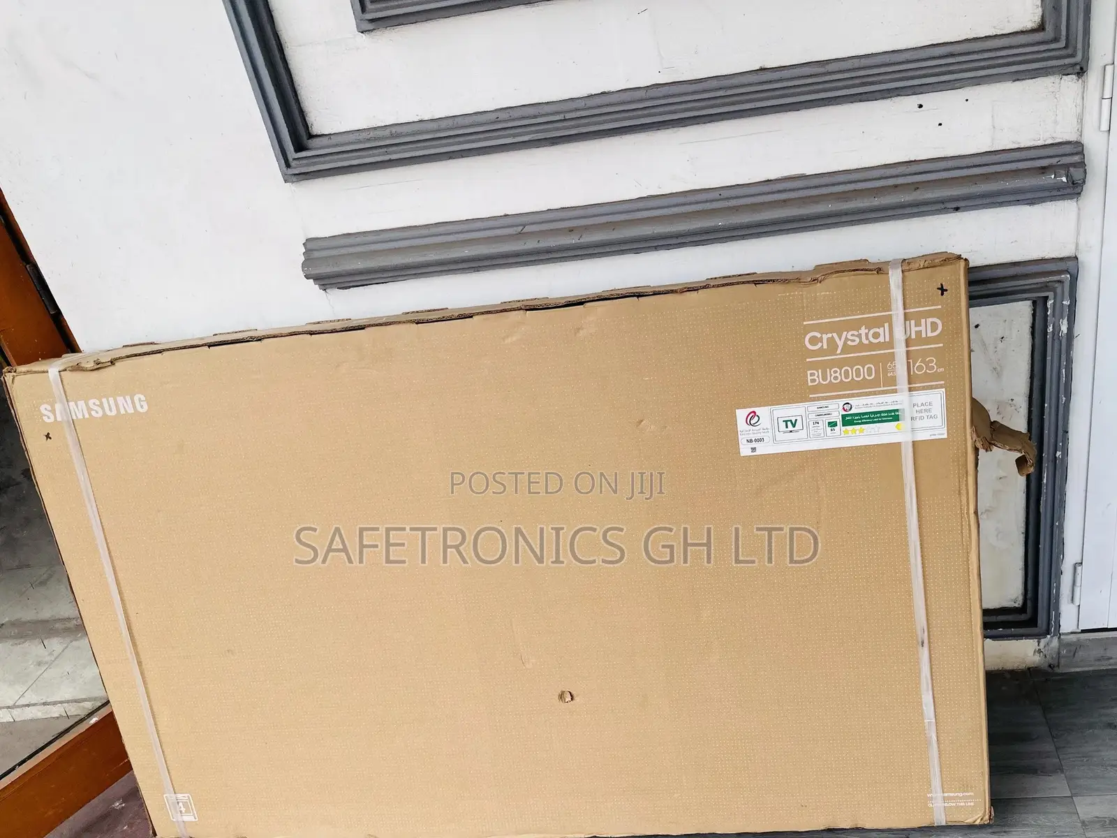 Real Glossy Samsung BU80 Black UHD 65 Inches LED Smart Tv