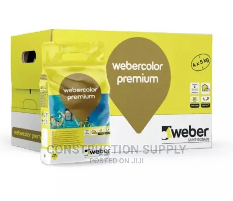 Tiling Grouts: Weber Color Premium Fina 5KG