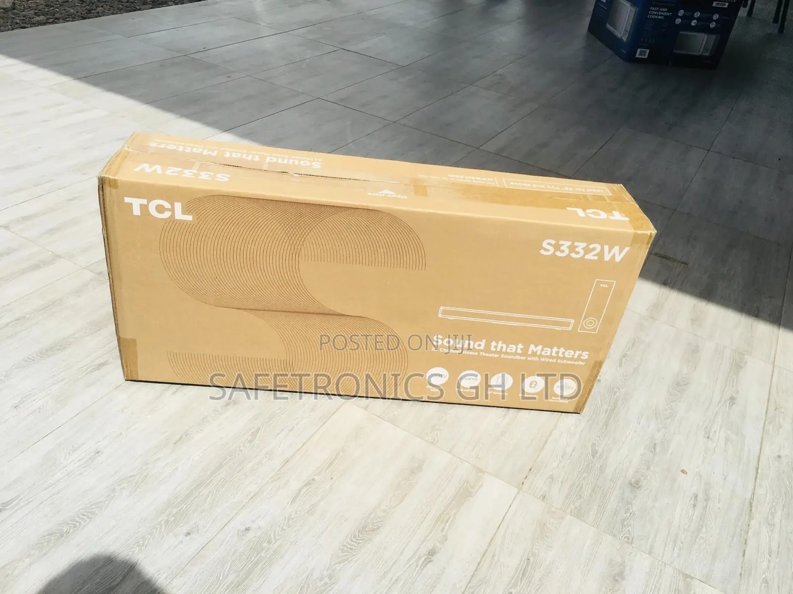 Soundbar Black Electric S332W Wireless Bluetooth TCL 