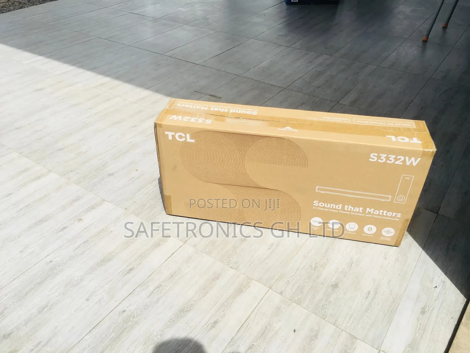  Bluetooth TCL Wireless S332W Electric Black Soundbar