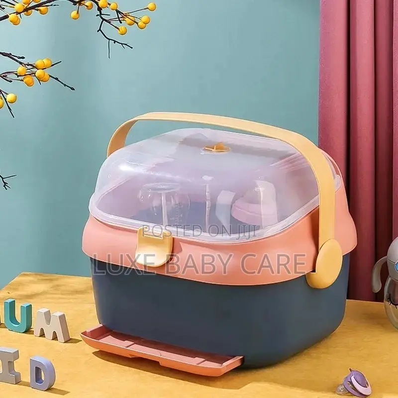 Baby Bottle Storage Box, Baby Bottle Drying Rack.