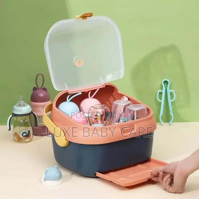 Baby Bottle Storage Box, Baby Bottle Drying Rack.