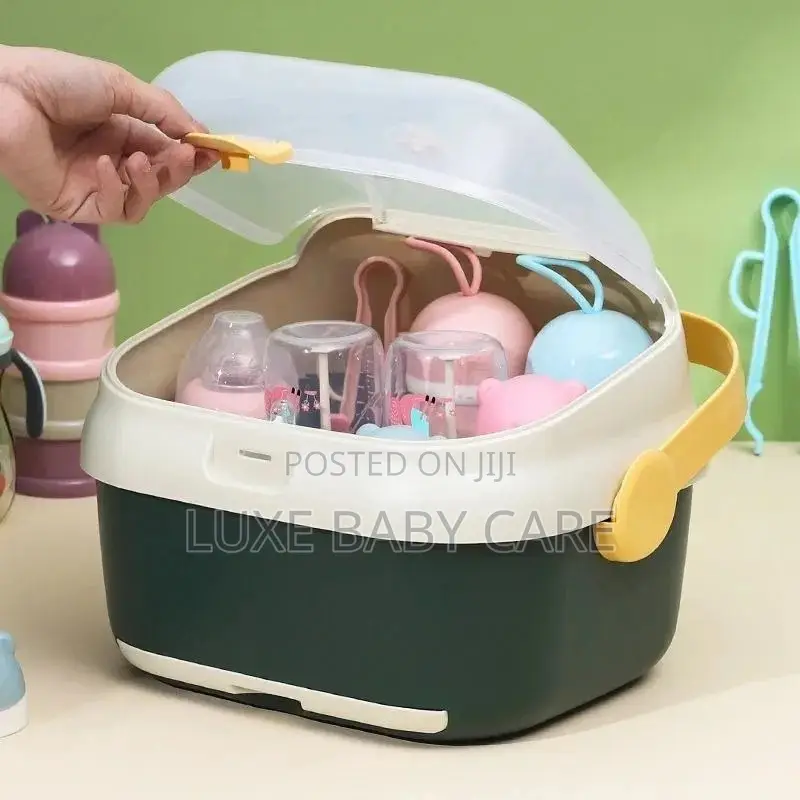 Baby Bottle Storage Box, Baby Bottle Drying Rack.