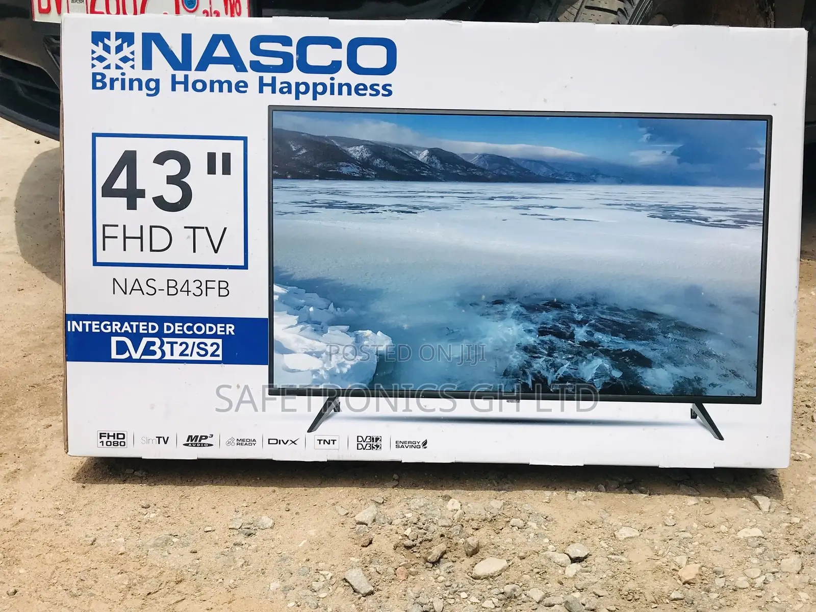 Glossy LED Asano 43 Inches Digital Satellite Tv 