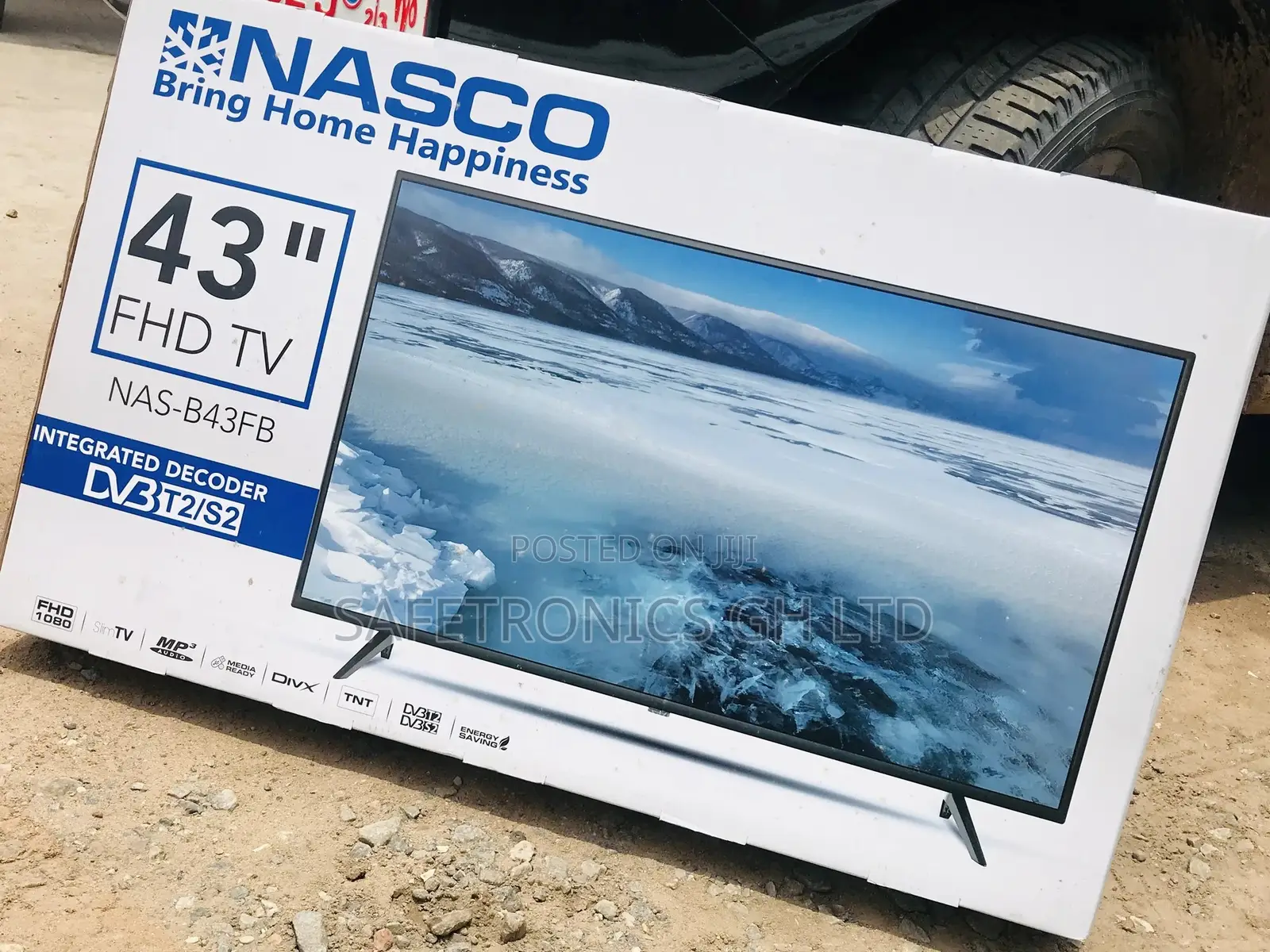 Glossy LED Asano 43 Inches Digital Satellite Tv 