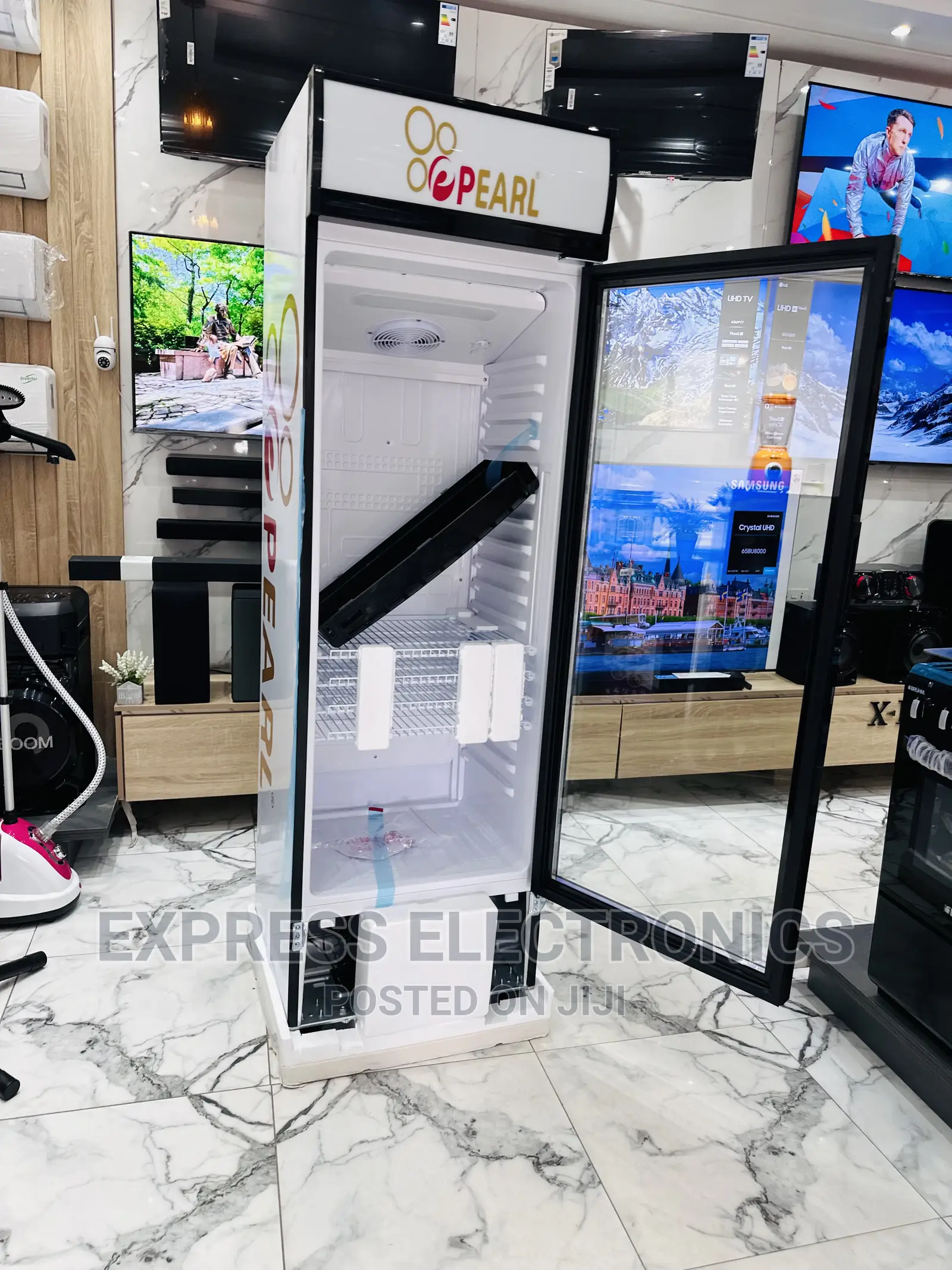 Showcase Freshness Display Fridge Pearl Singledoor PVC424-2B