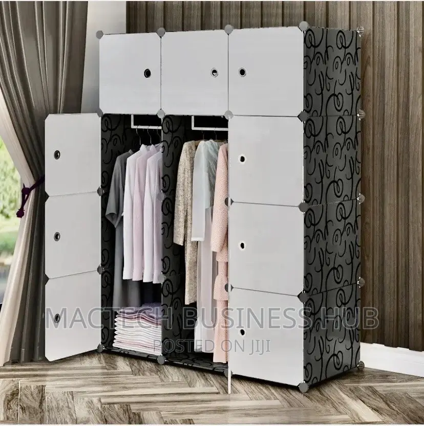 Plastic Wardrobe (12 Cubes)