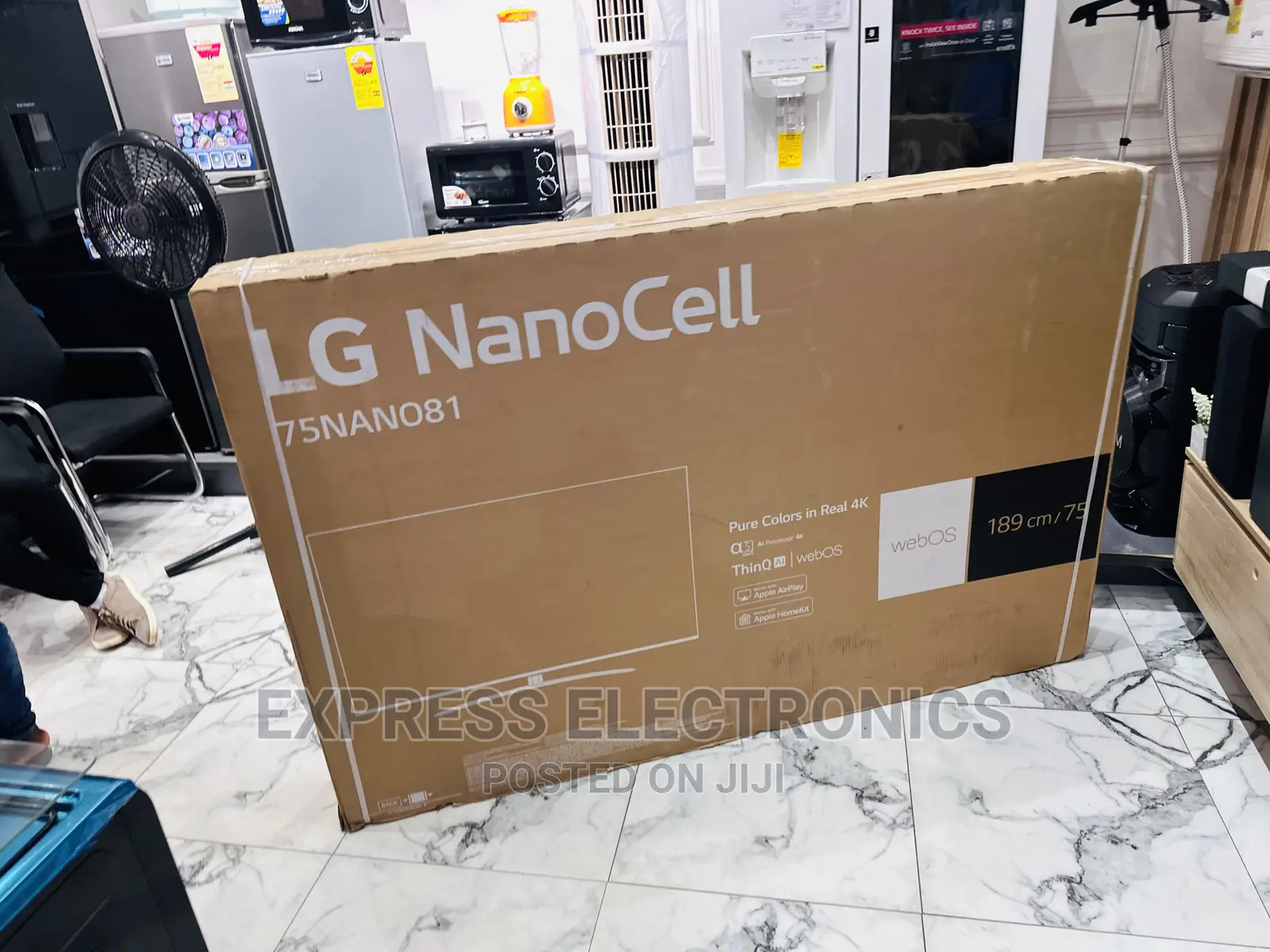 Bigger Better Brighter Screen UHD Nanocell LG TV 75nano81