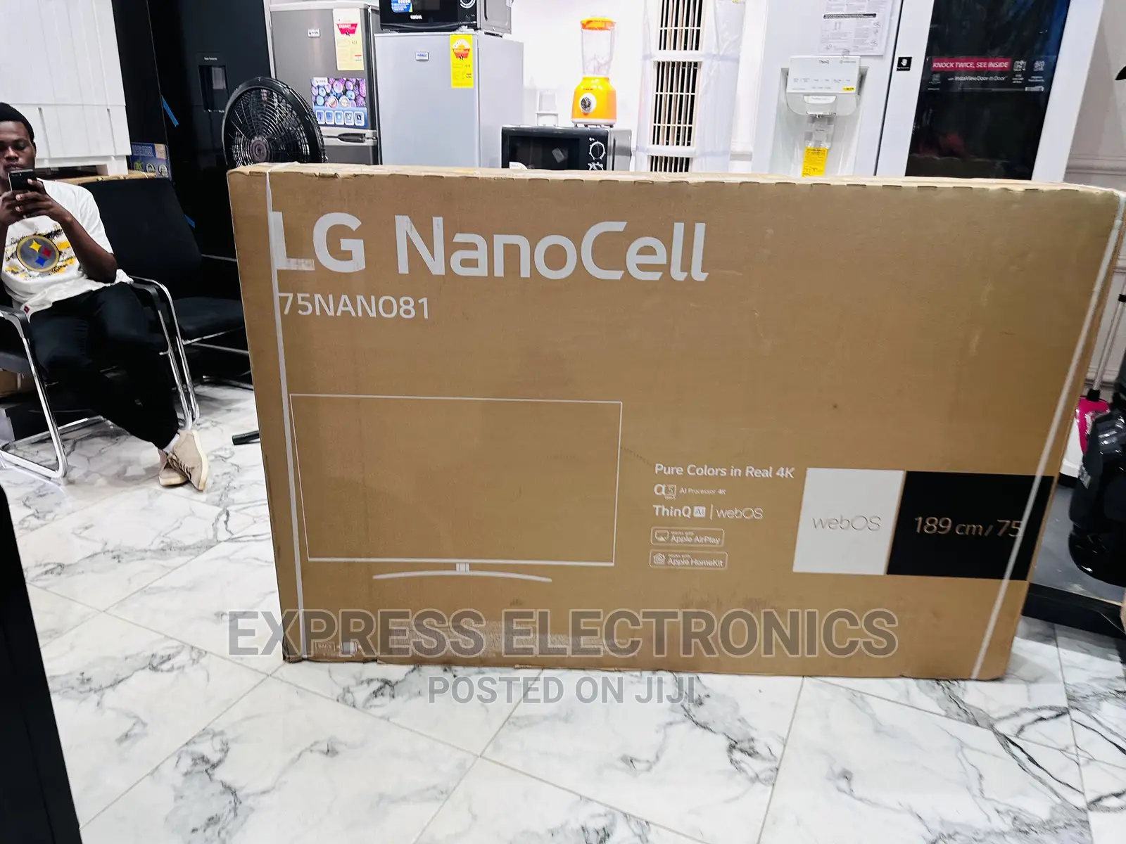 Bigger Better Brighter Screen UHD Nanocell LG TV 75nano81